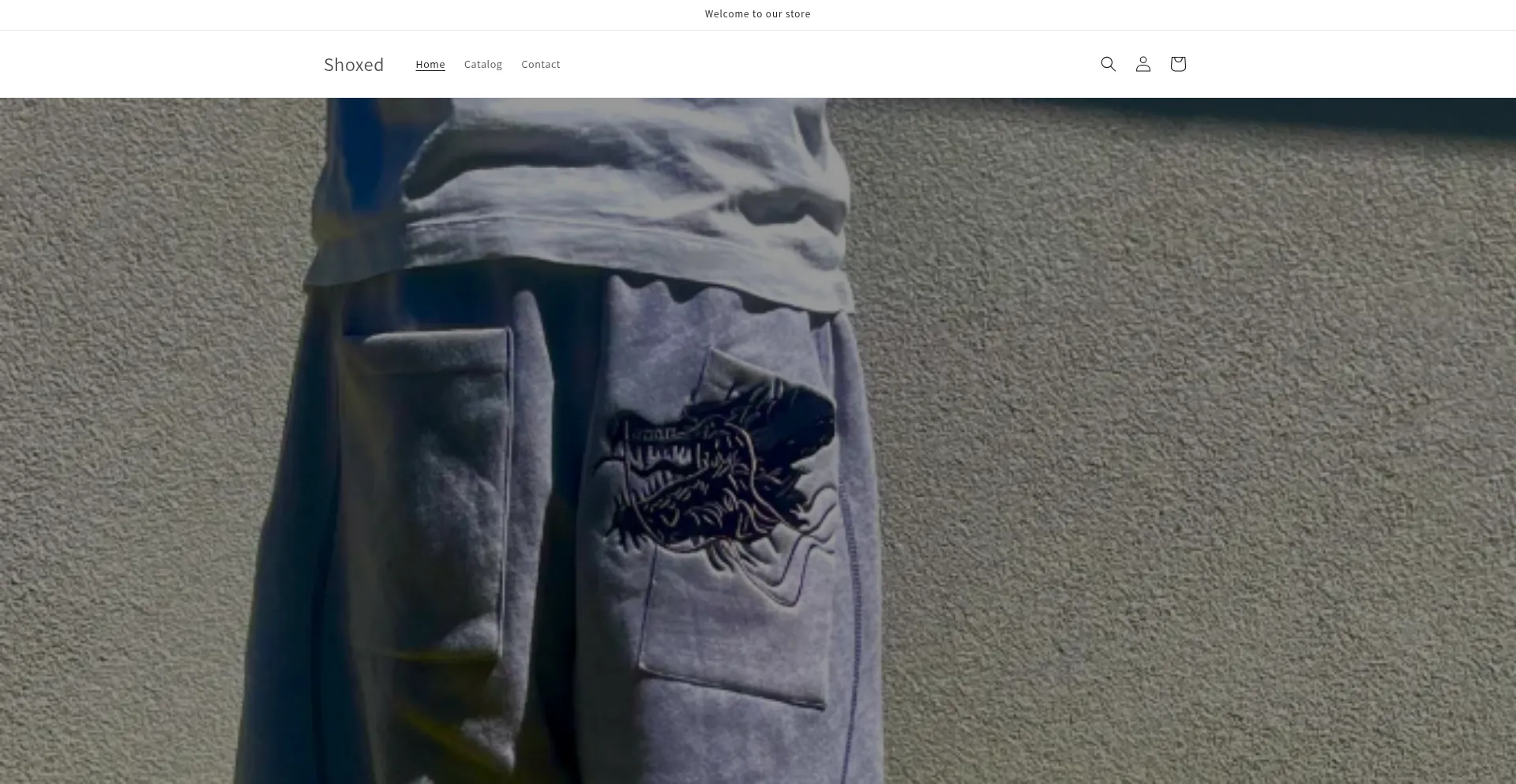 Website screenshot of Shoxed.com