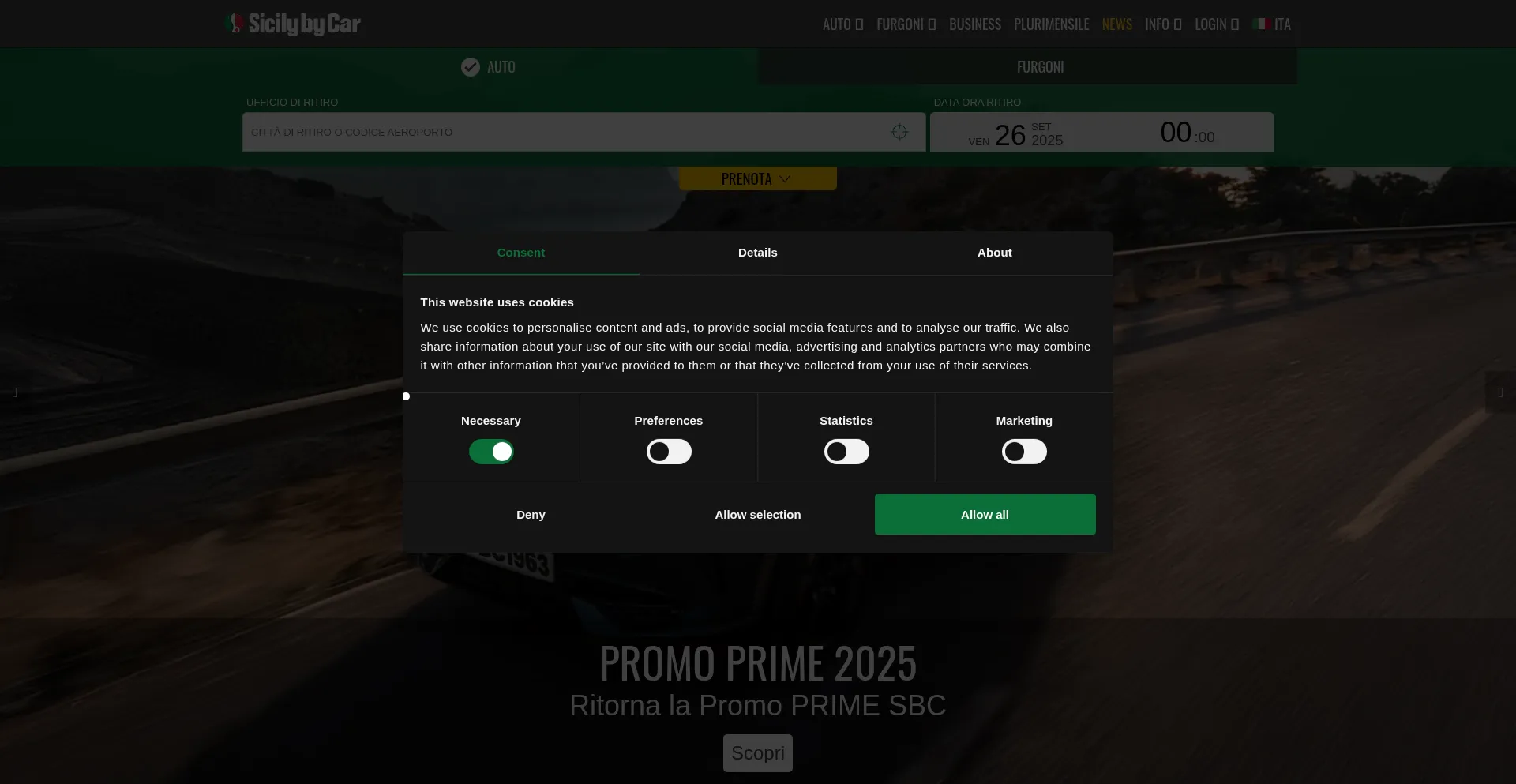 Sicilybycar.it Screenshot