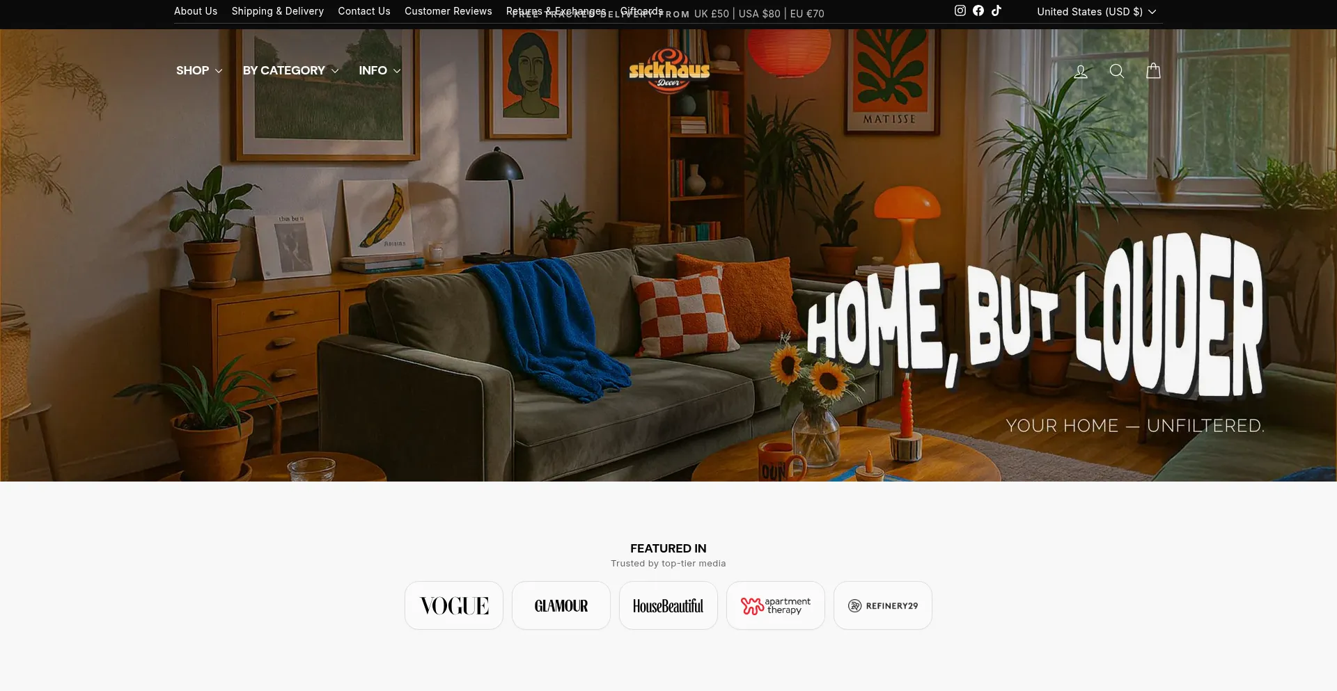 Sickhaus.com Screenshot