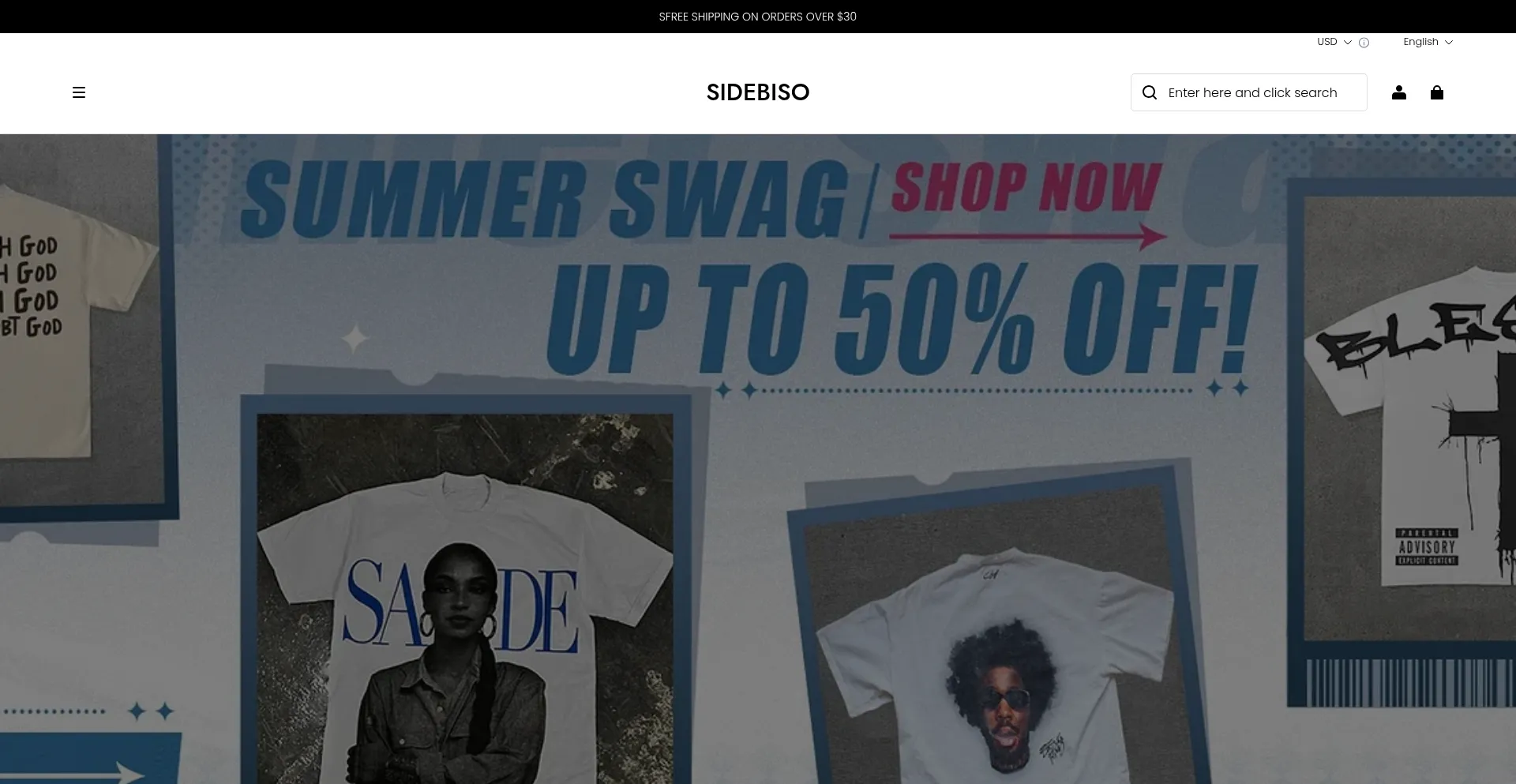 Website screenshot of Sidebiso.com