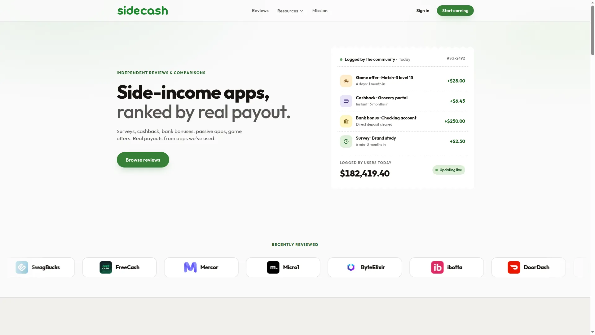 Sidecash.io