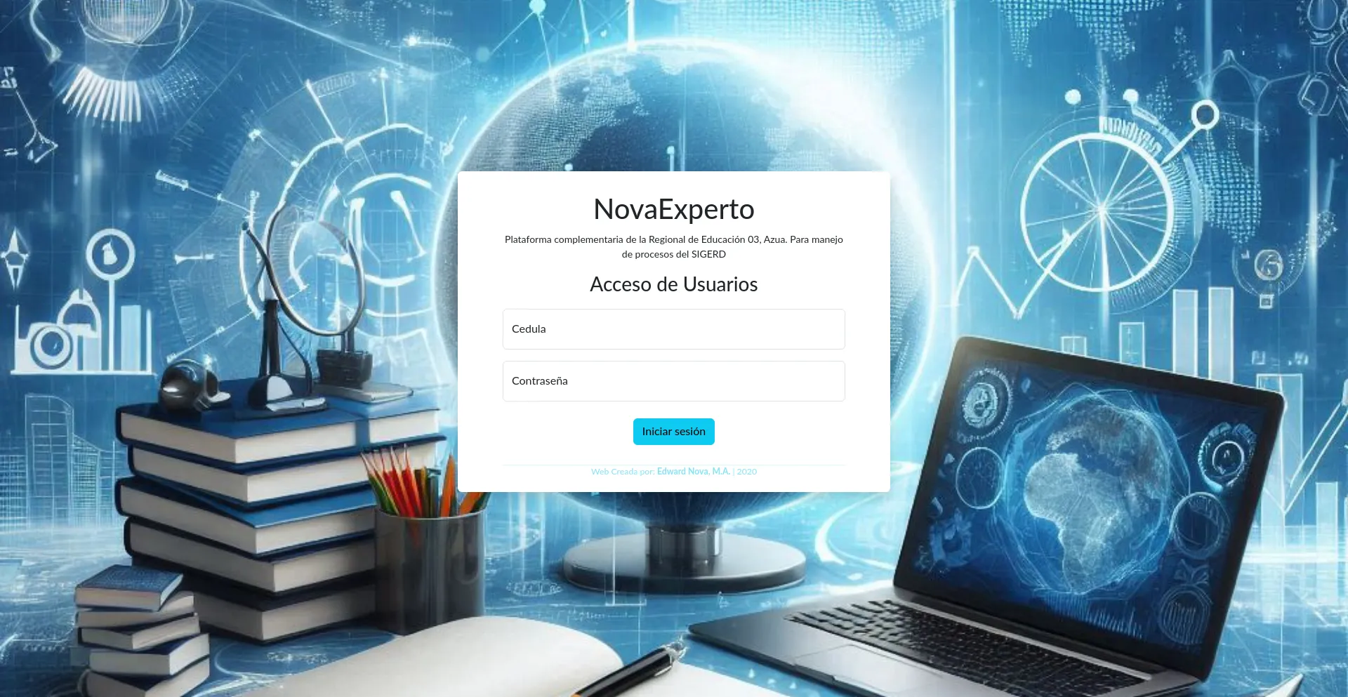 Website screenshot of Sigerd.novaexperto.com