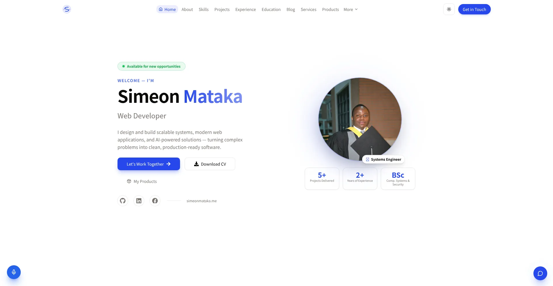 Simeonmataka.me
