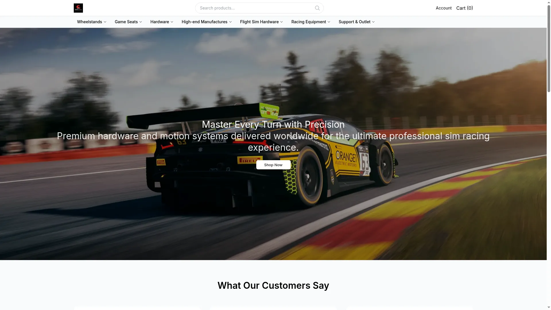 Simracewebshop.shop