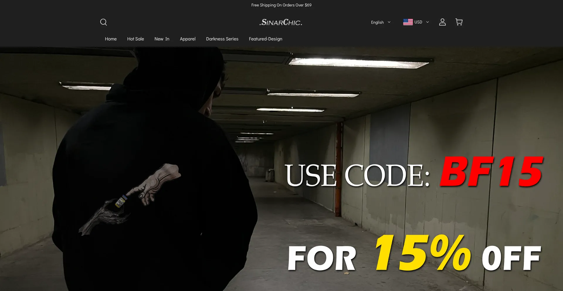Website screenshot of Sinarchic.com