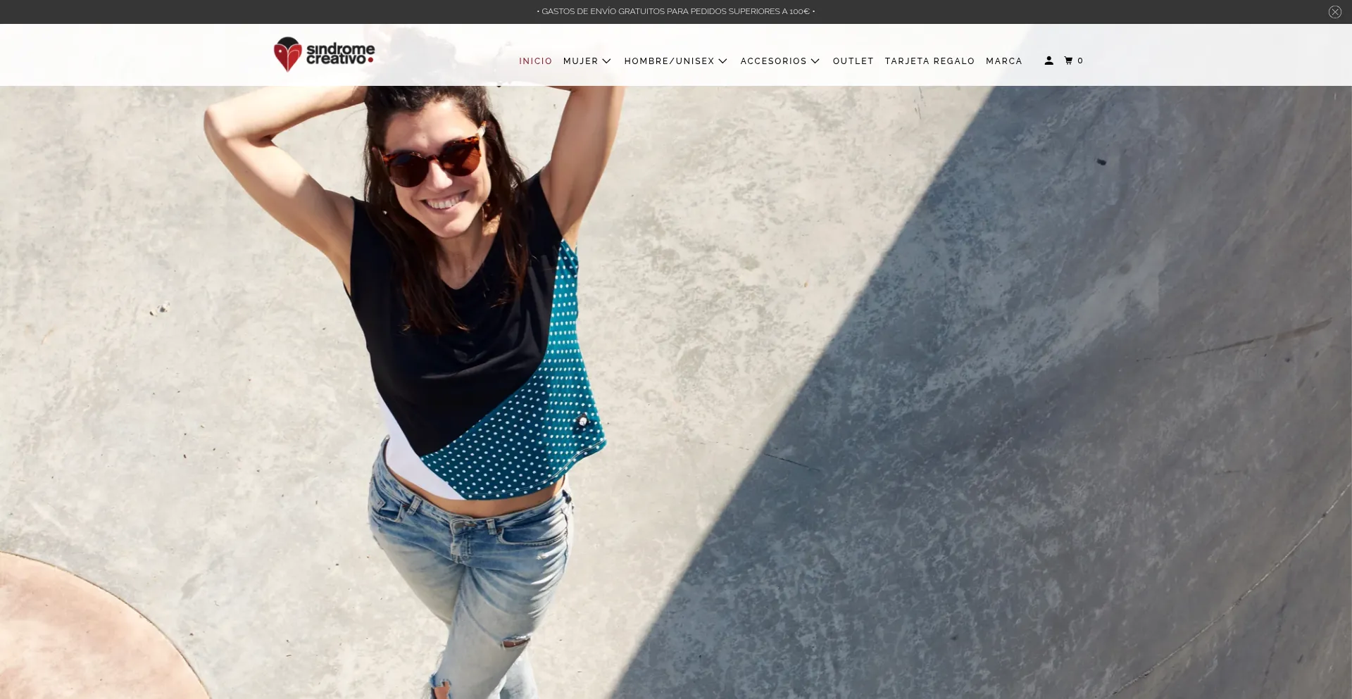 Website screenshot of Sindromecreativo.com