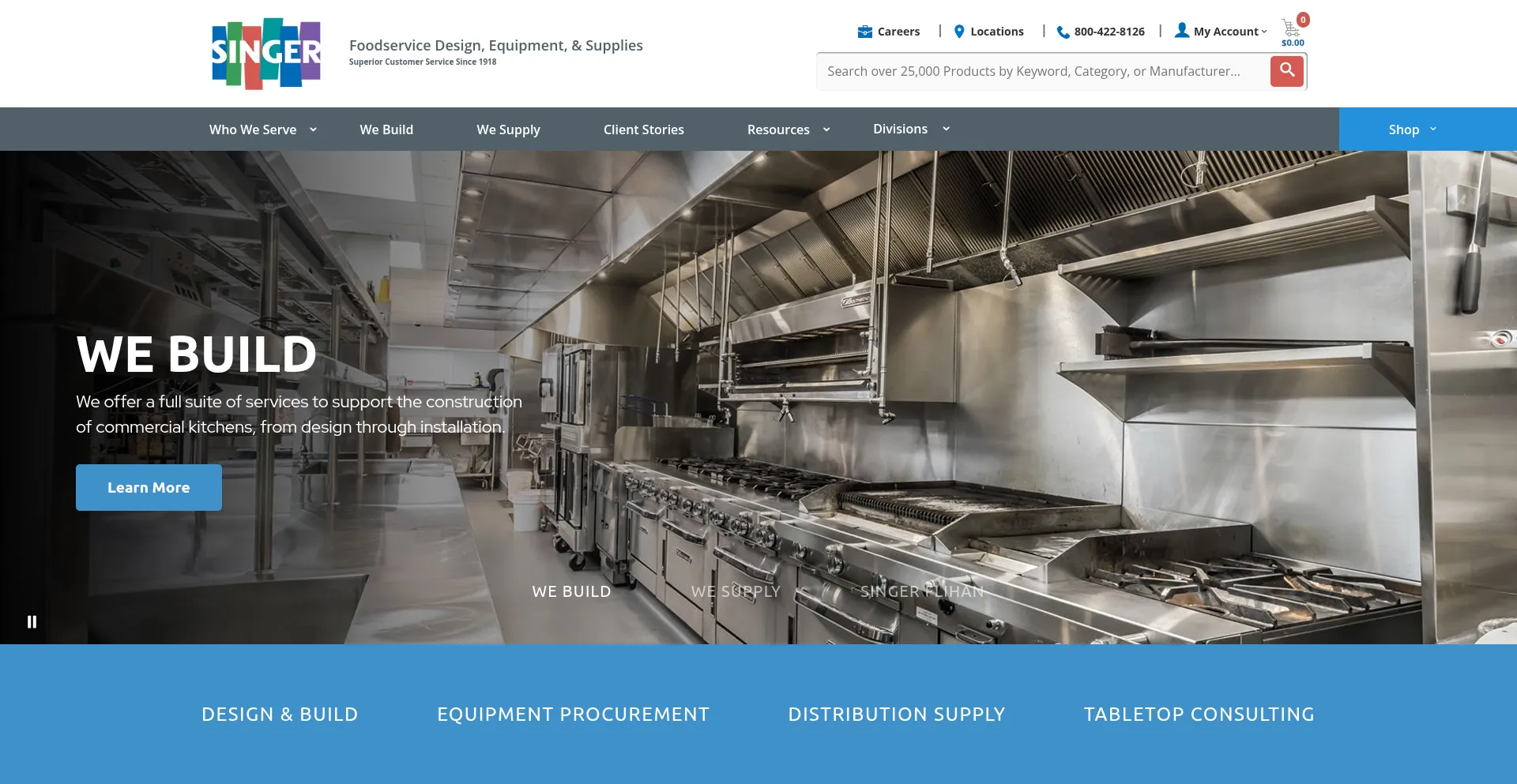 Singerequipment.com Screenshot