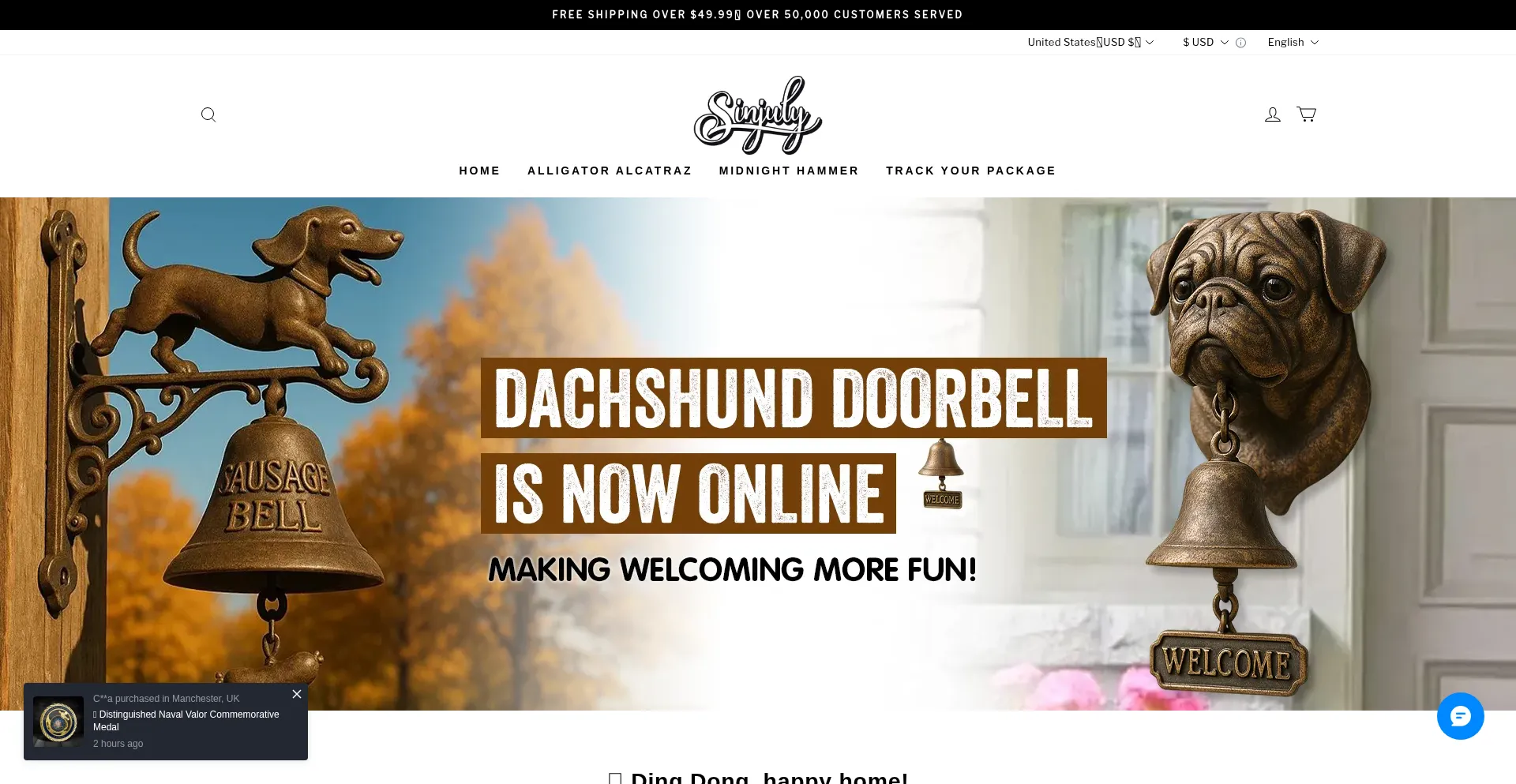 Website screenshot of Sinjuly.com