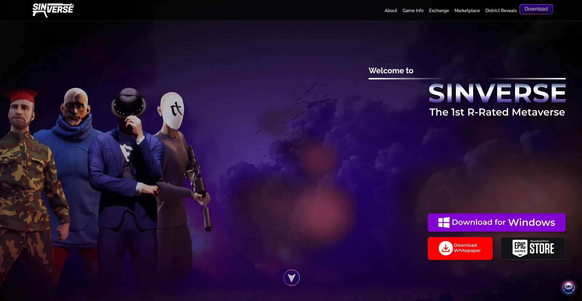 Sinverse.com Screenshot
