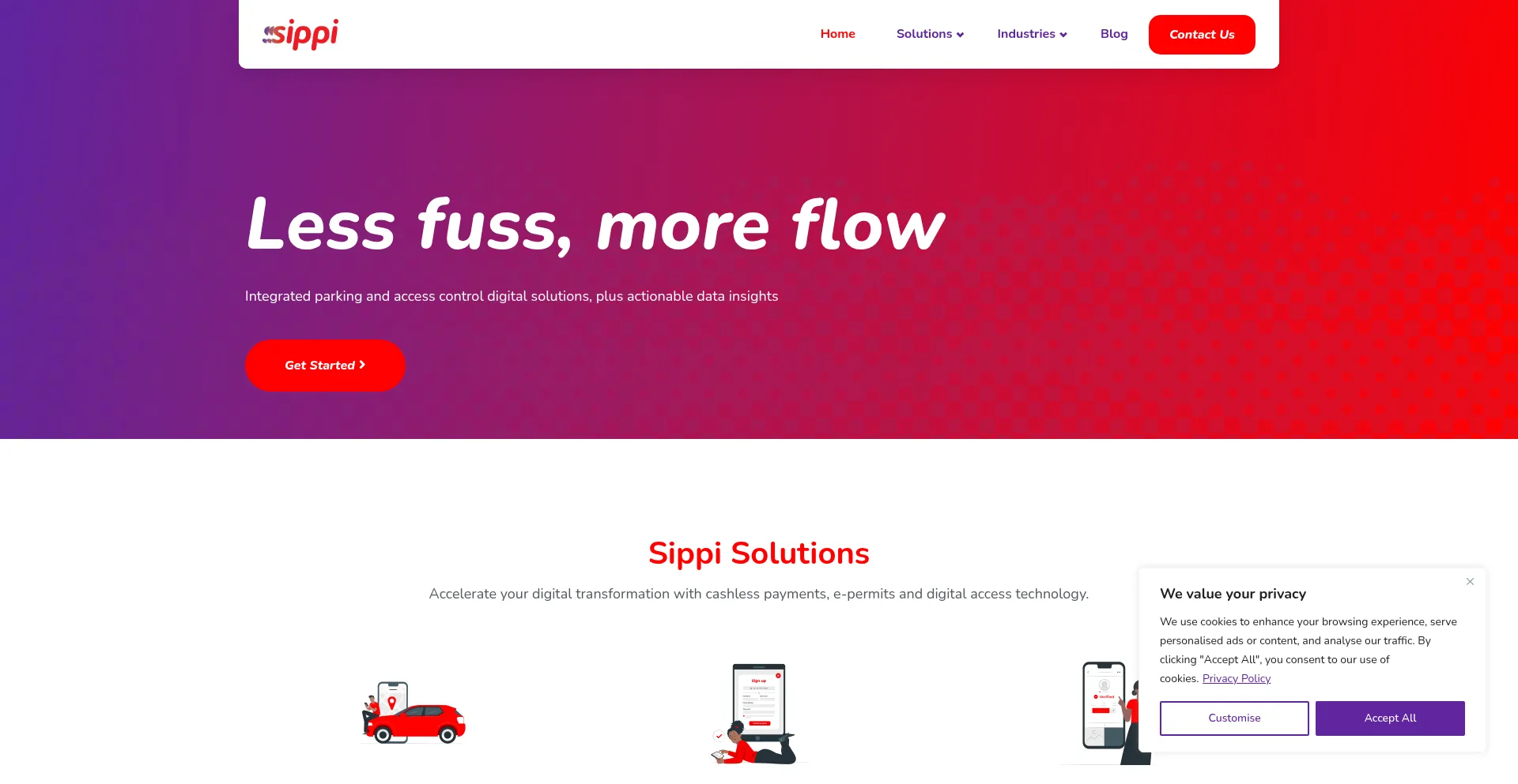 Sippi.com Screenshot