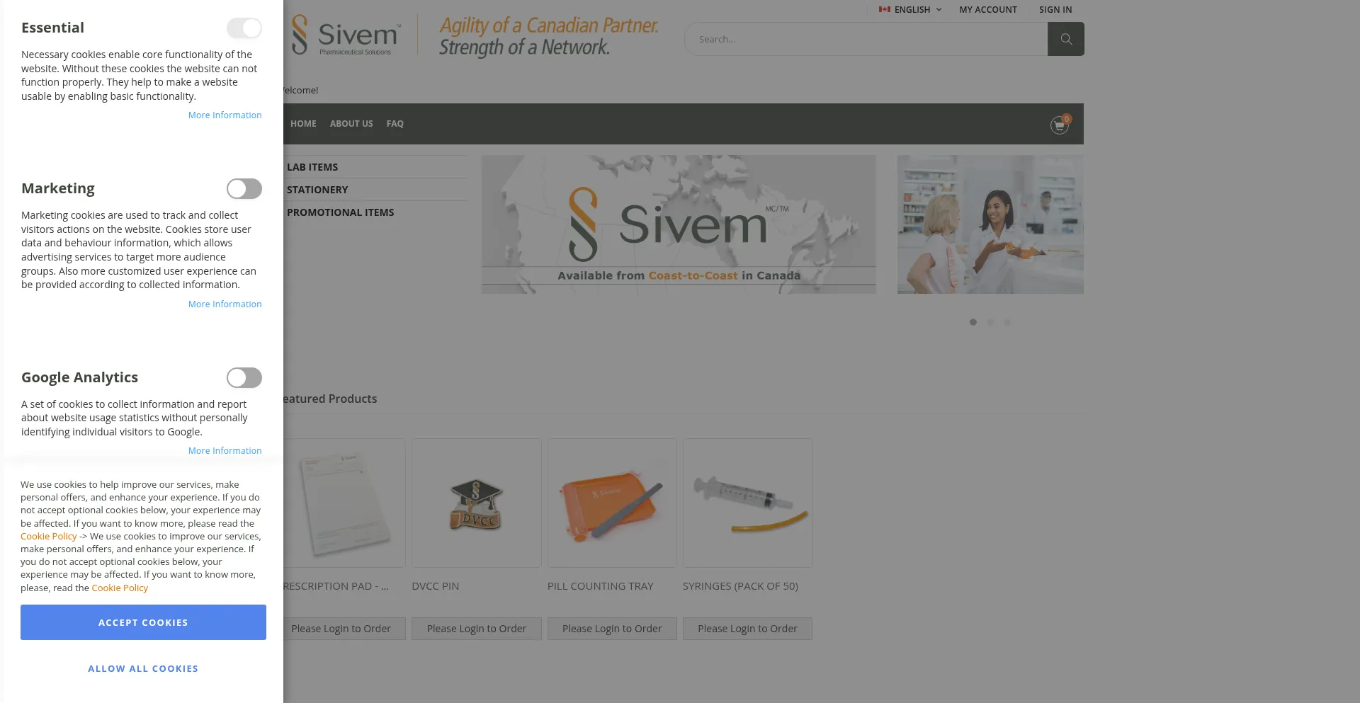 Sivempromo.com Screenshot
