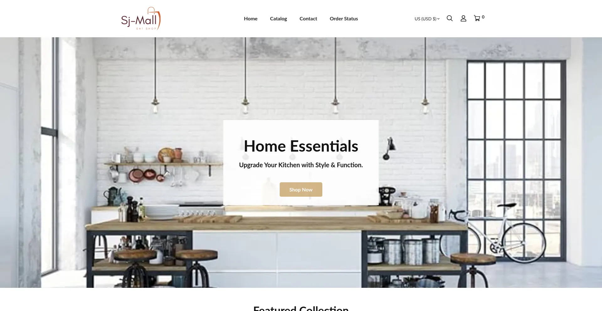 Website screenshot of Sj-mall.com
