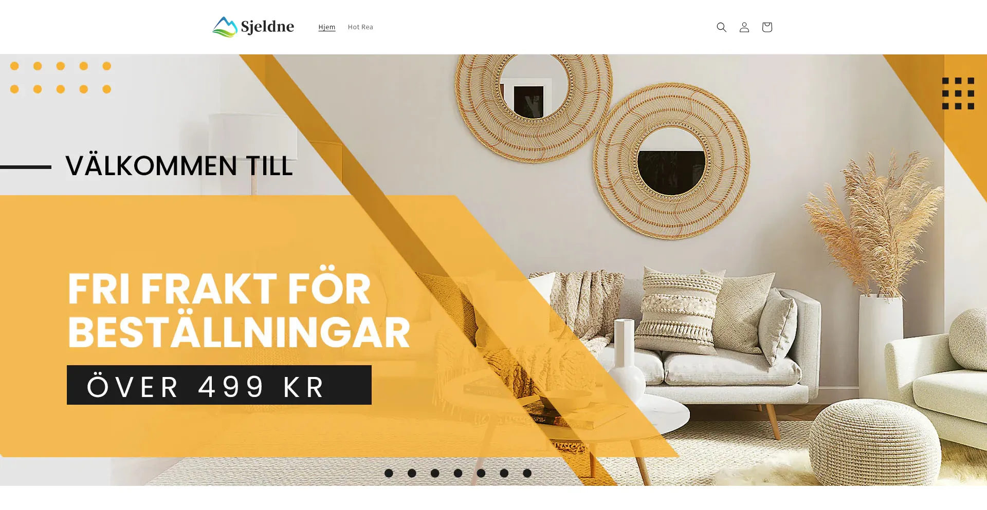 Sjeldne.com Screenshot
