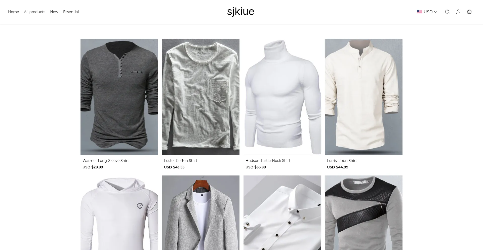 Website screenshot of Sjkiue.com