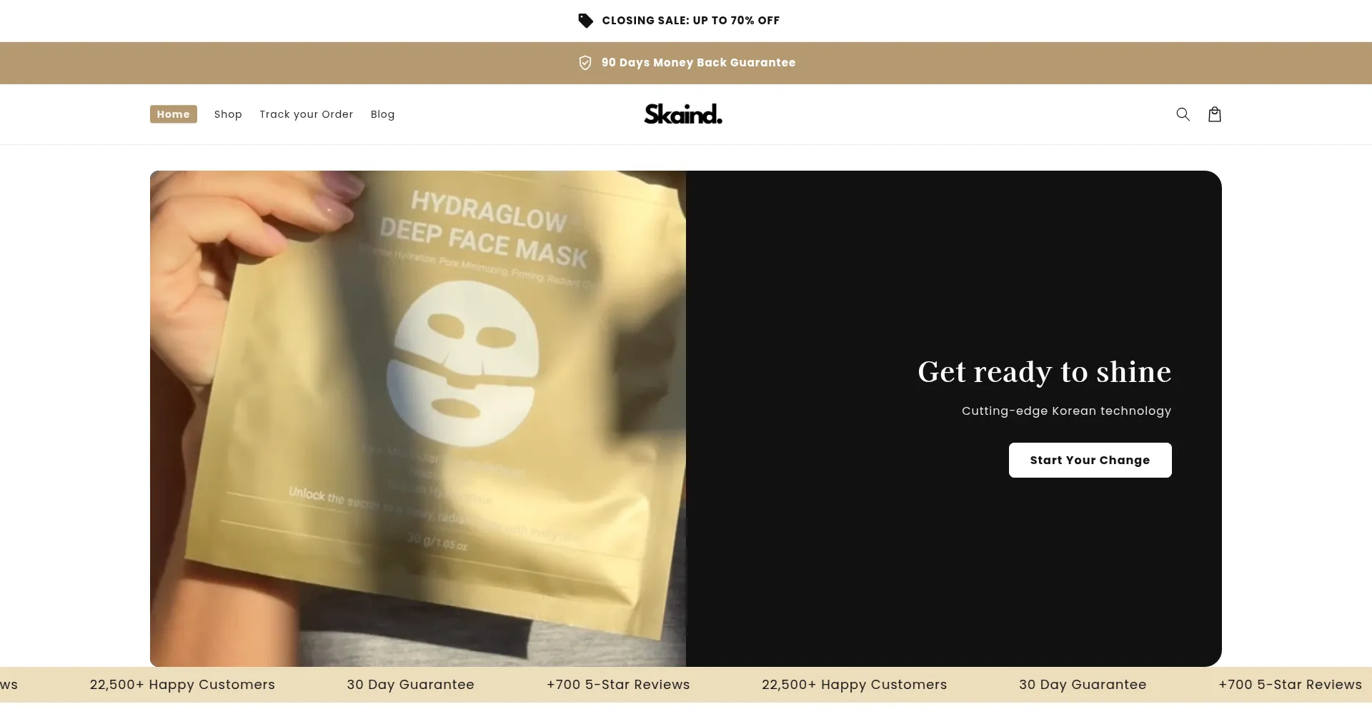Skaind.com Screenshot