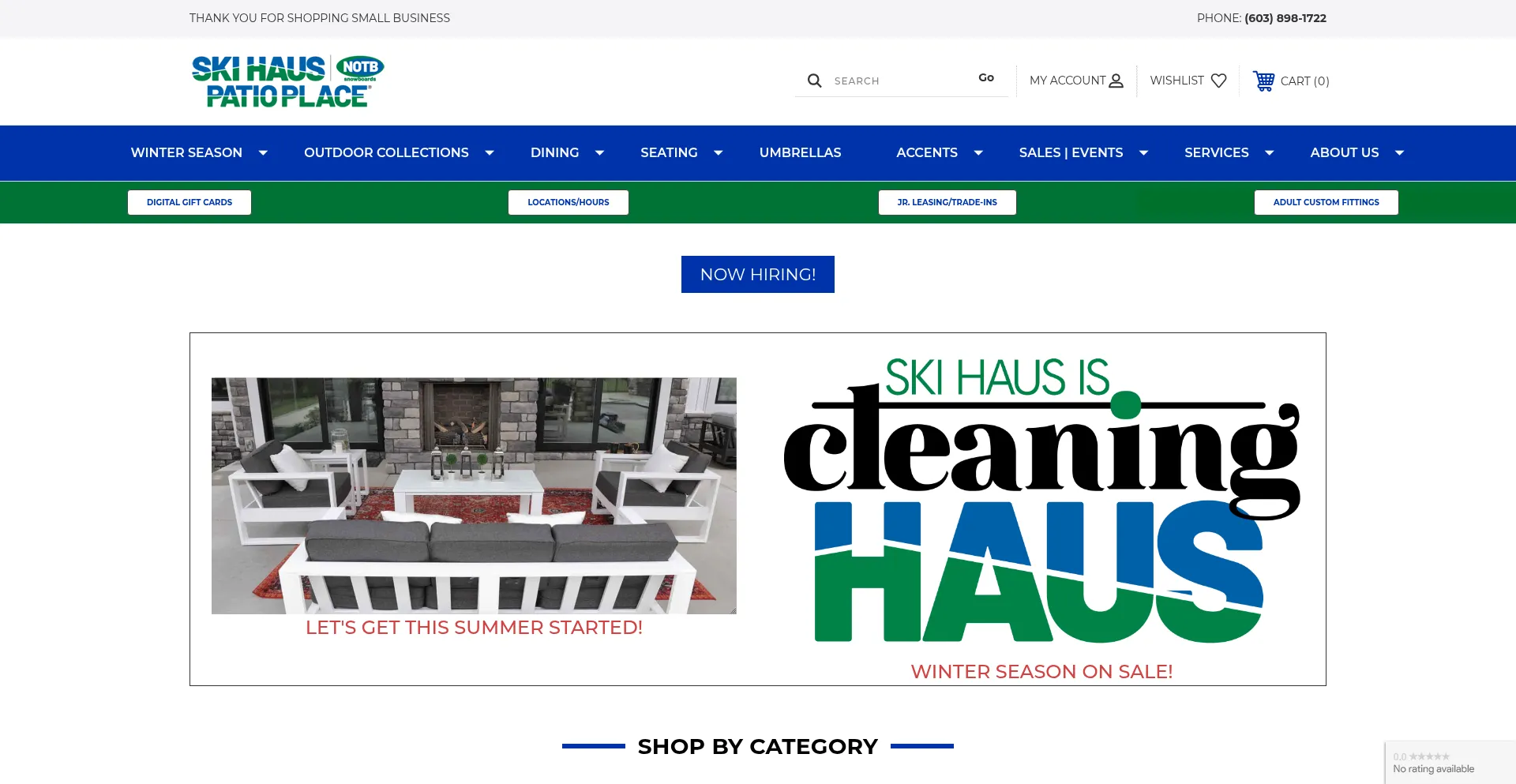 Skihaus.com Screenshot
