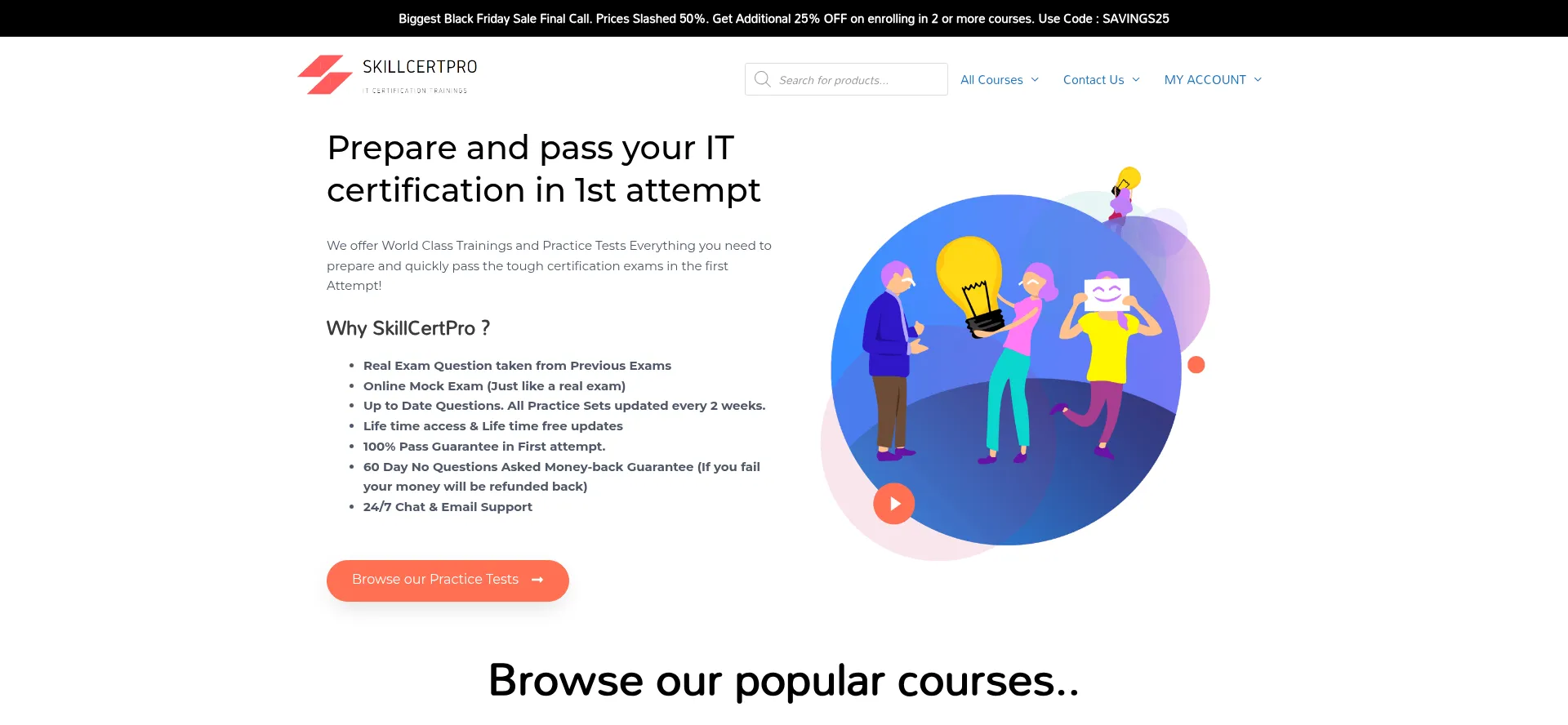 Skillcertpro.com Screenshot