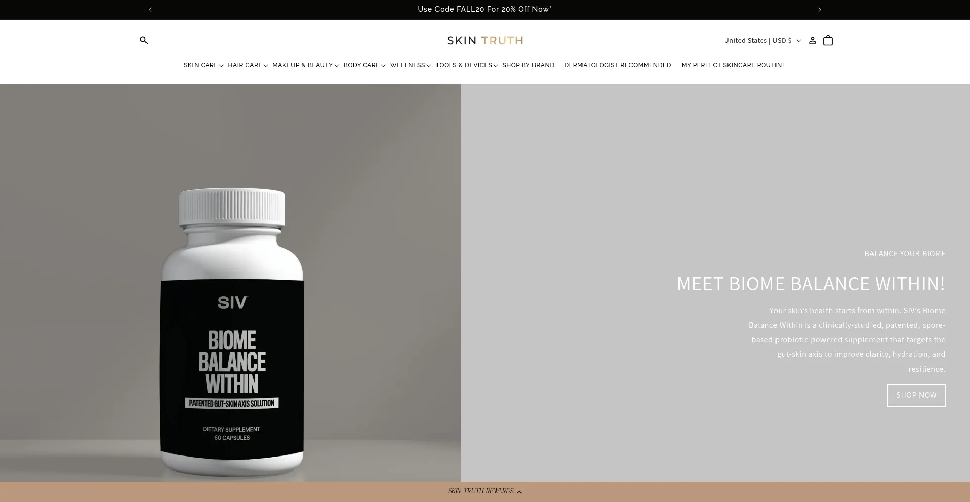 Skintruth.com Screenshot