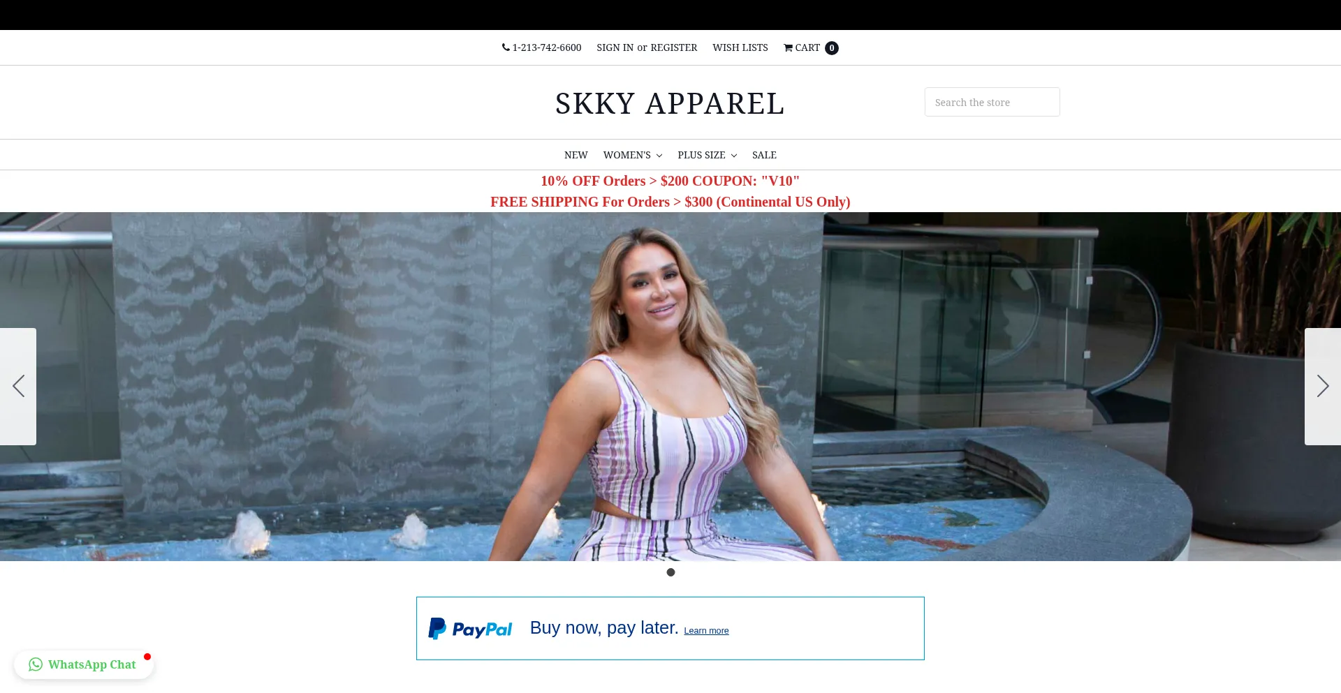 Skkyapparel.com Screenshot