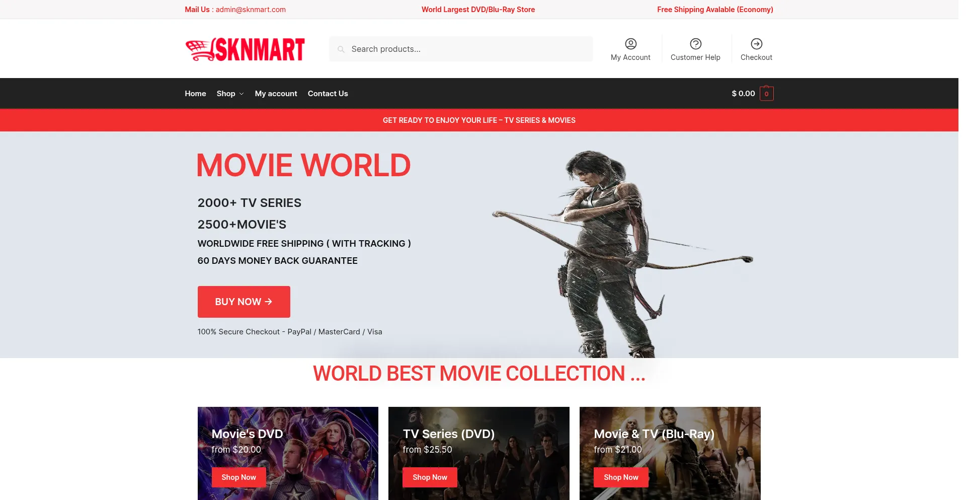 Sknmart.com Screenshot