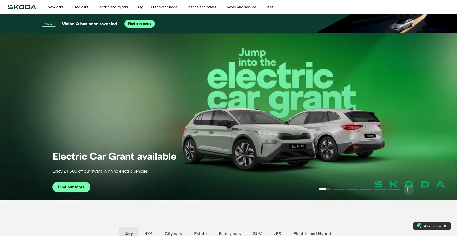Skoda.co.uk Screenshot
