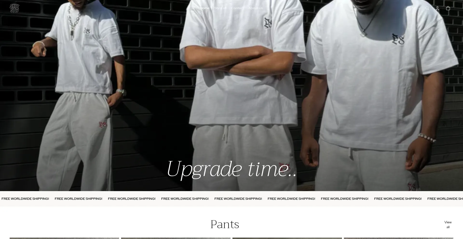 Website screenshot of Skrtstw.com
