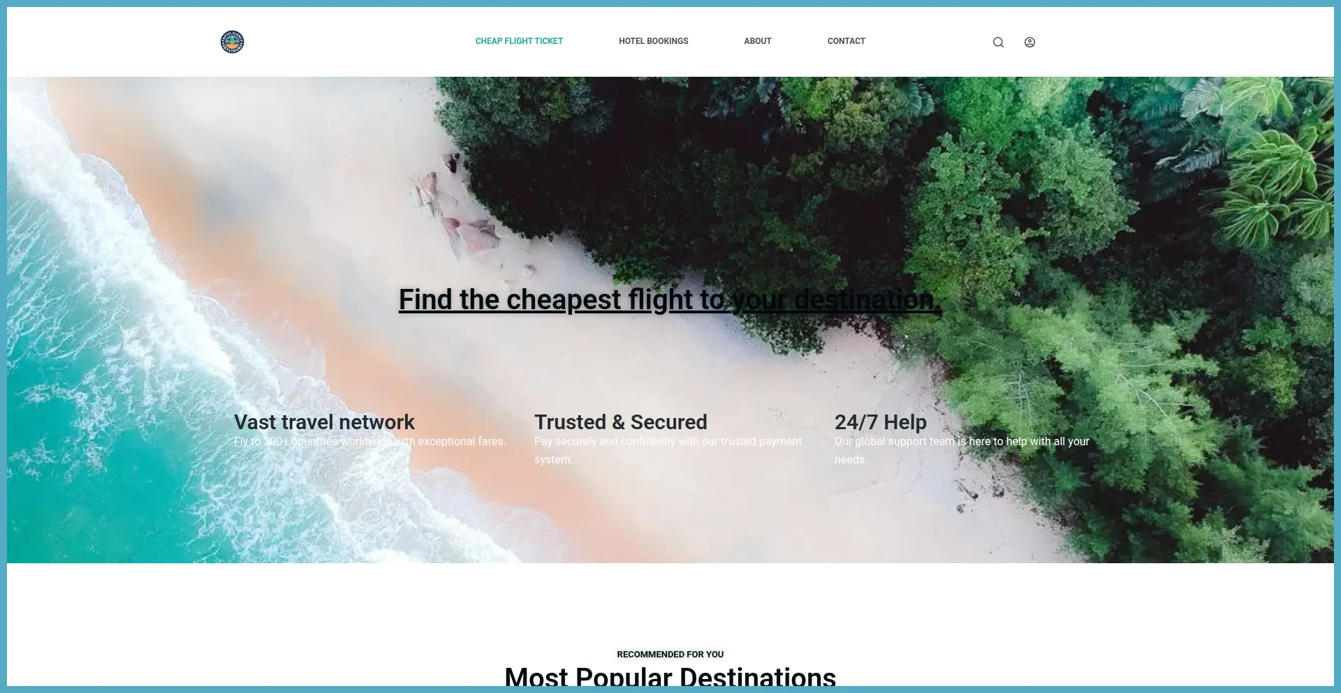 Website screenshot of Sky2tours.com