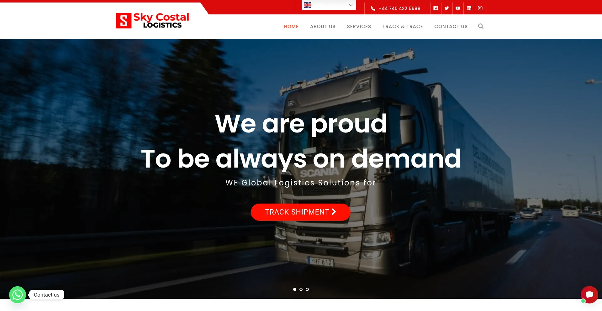 Skycostal.com Screenshot