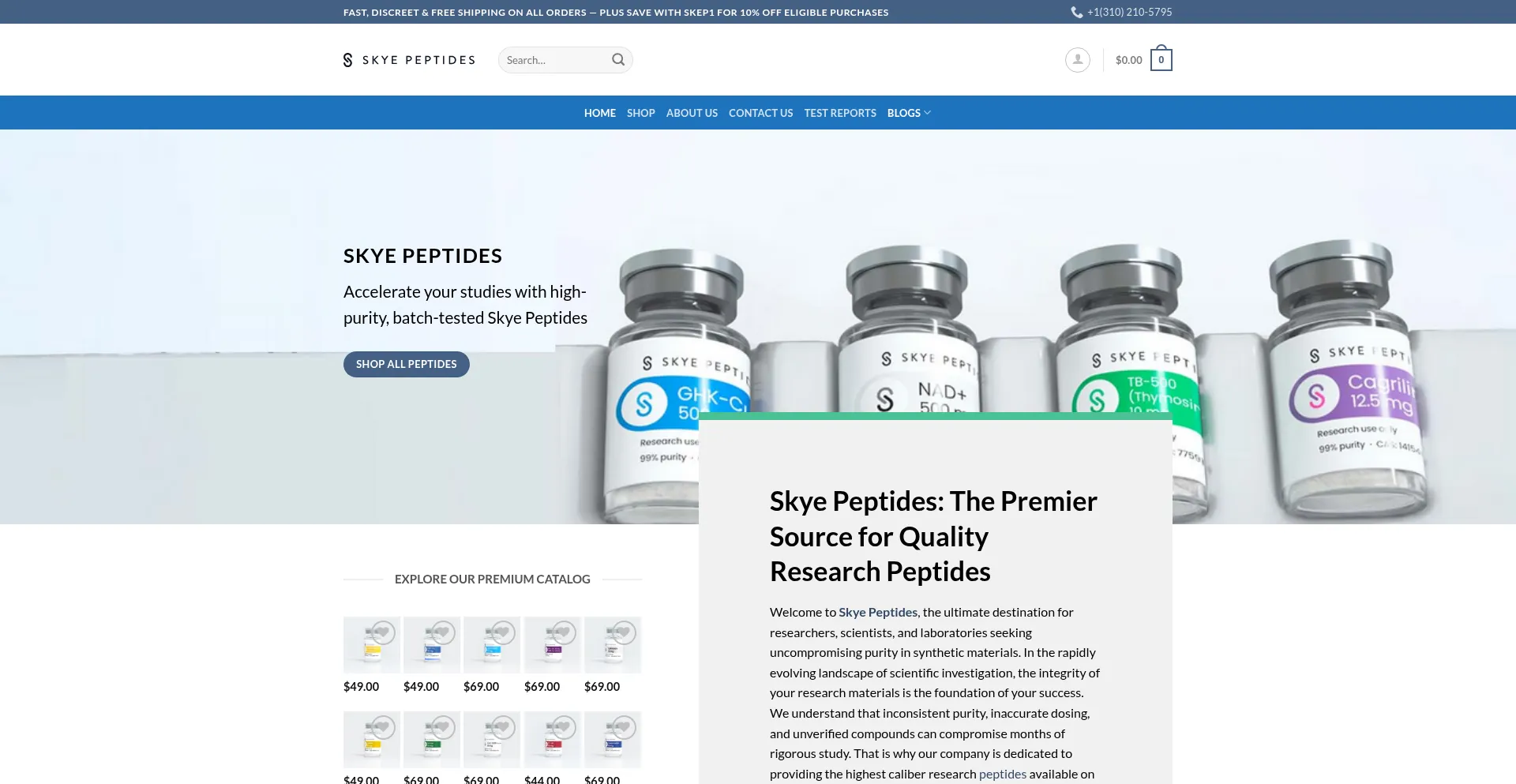 Skyepeptides.us.com