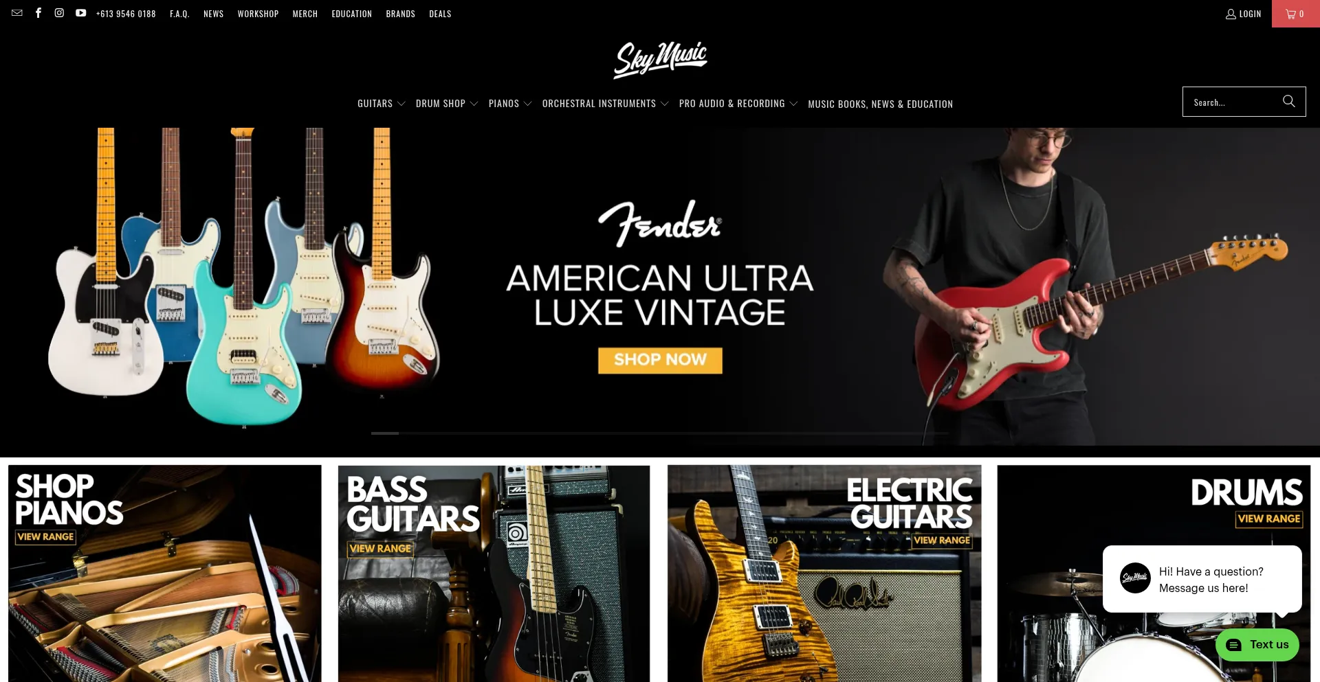 Skymusic.com.au Screenshot