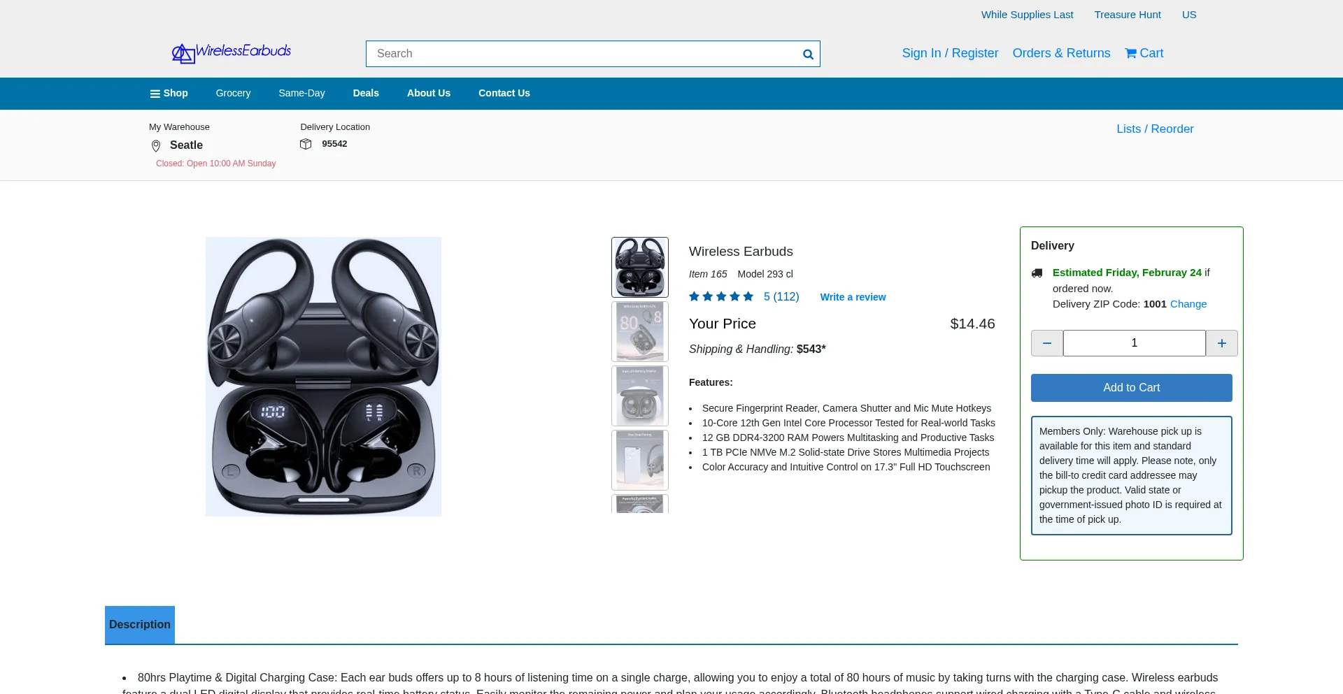 Website screenshot of Sleekandeleganteh.com