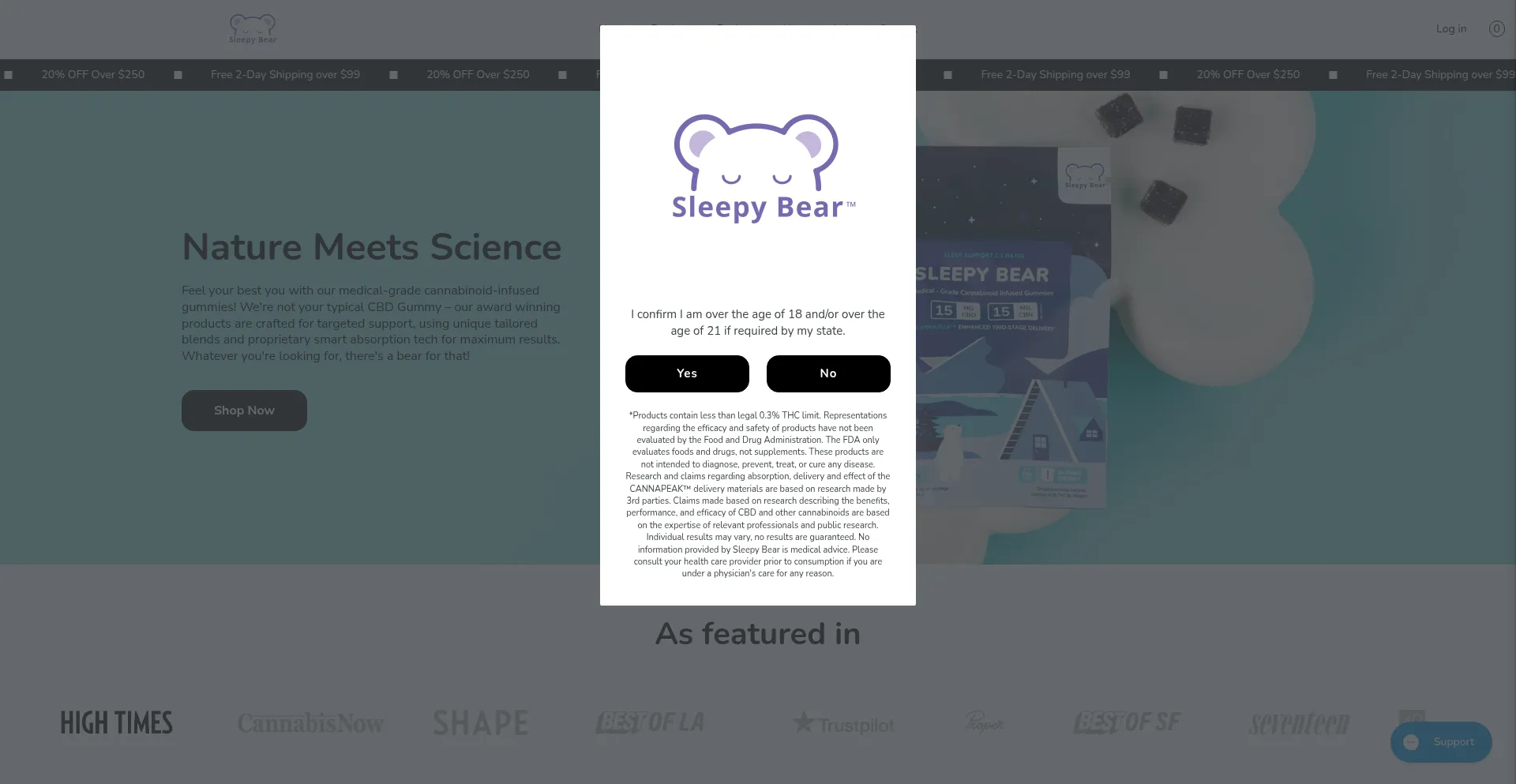 Is Sleepybeargummies.com Safe?
