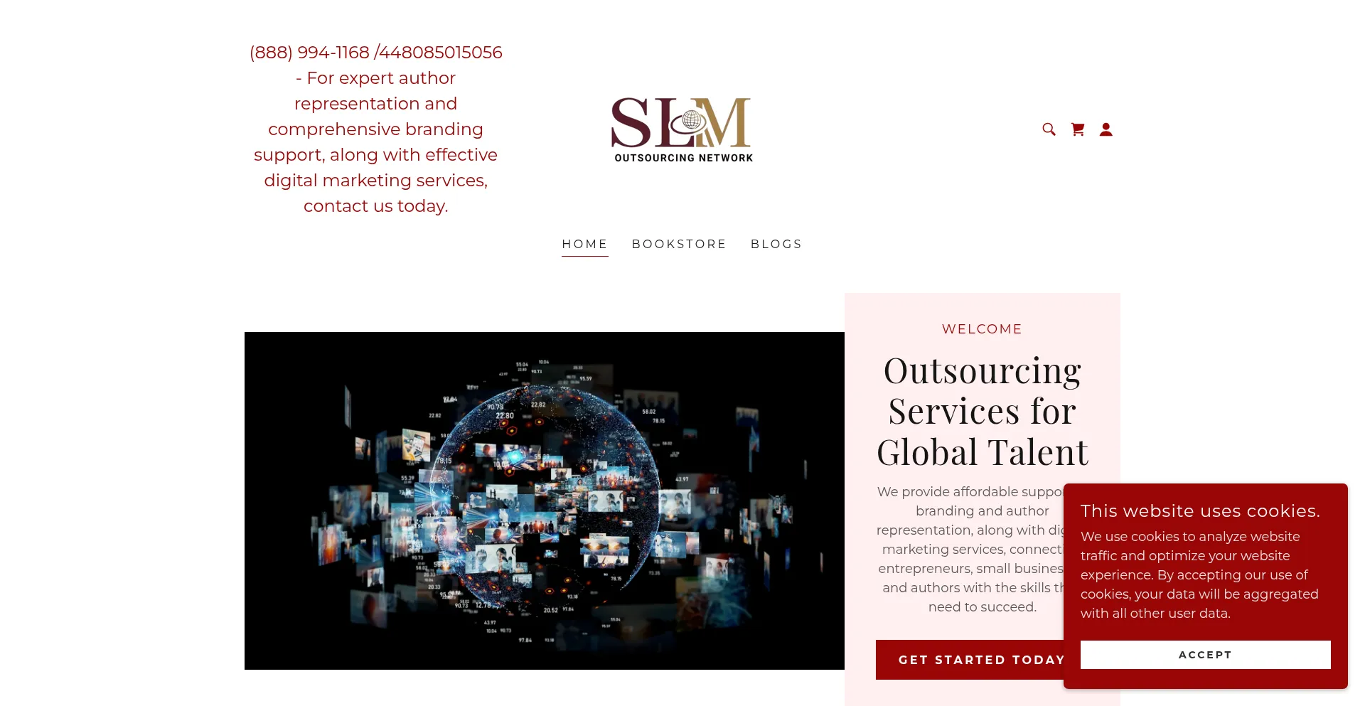 Slmoutsourcing.com Screenshot