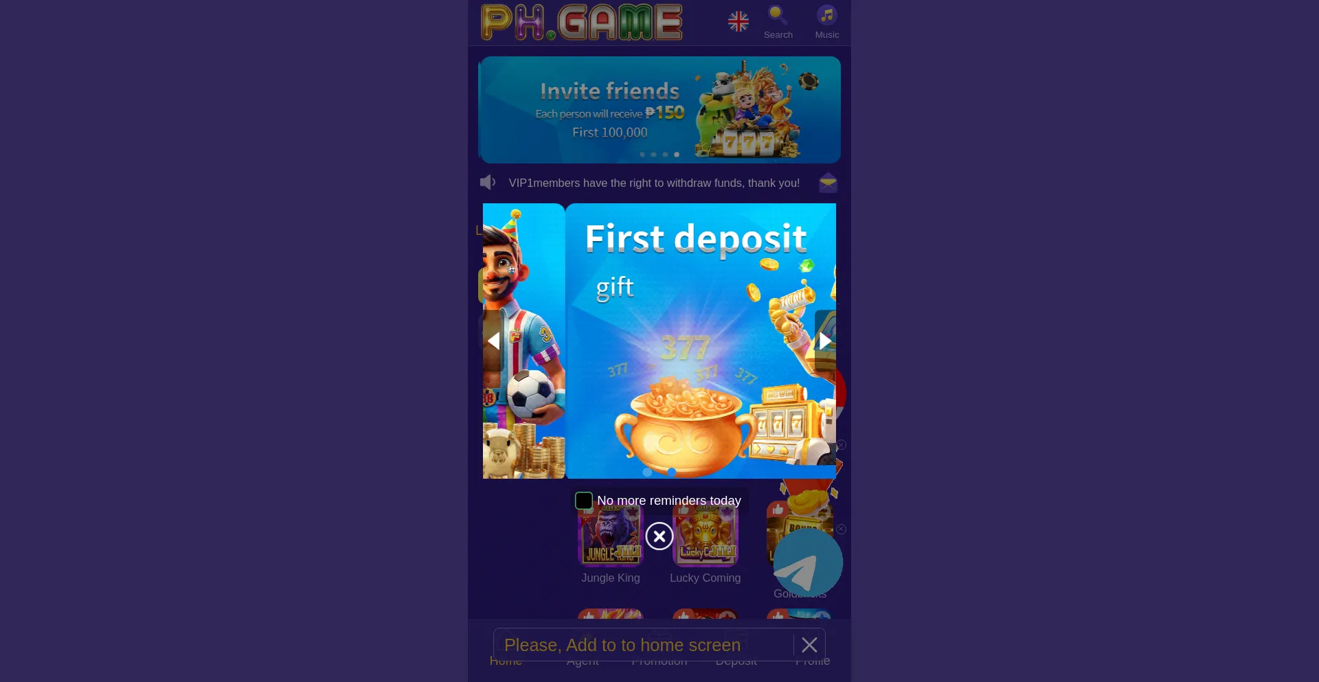 Website screenshot of Sm777d.com