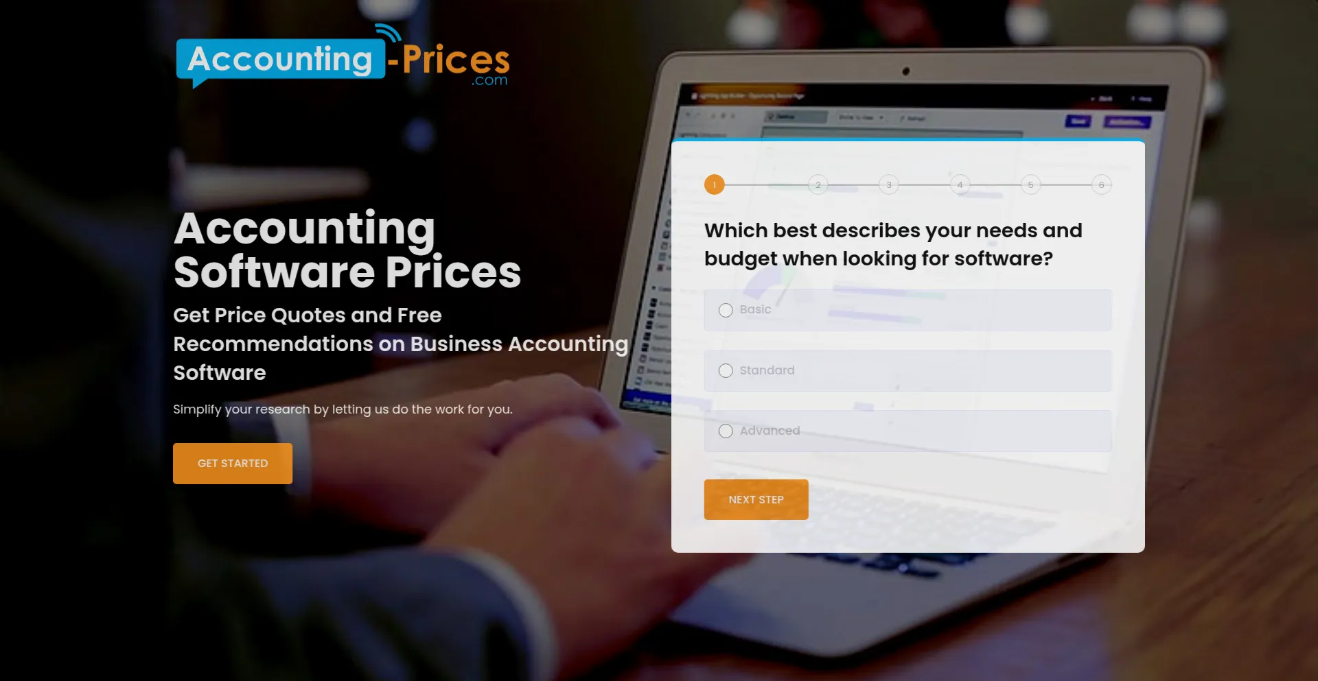 Website screenshot of Small-business-search.com