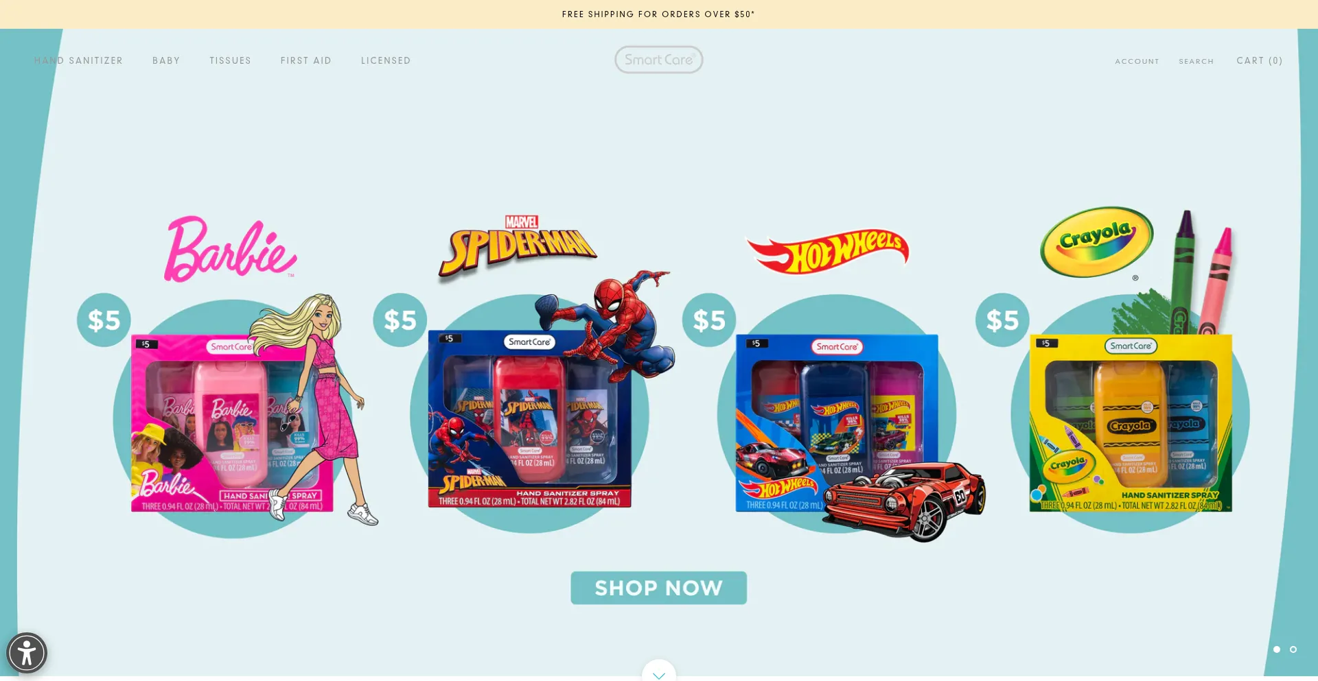 Website screenshot of Smartcareus.com