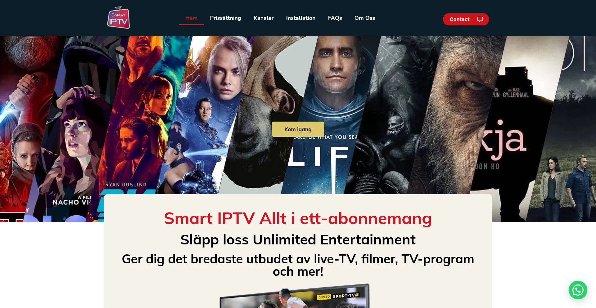 Smartiptvpro.se Screenshot