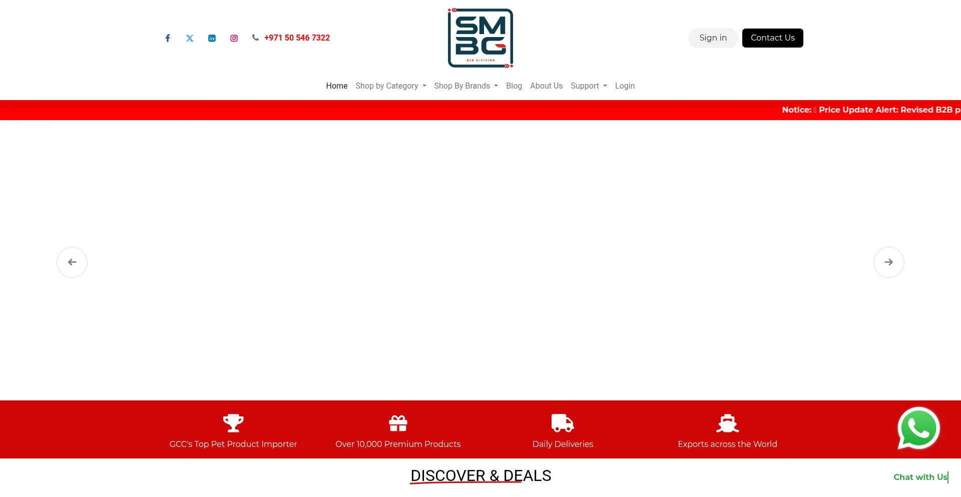 Website screenshot of Smbros.org