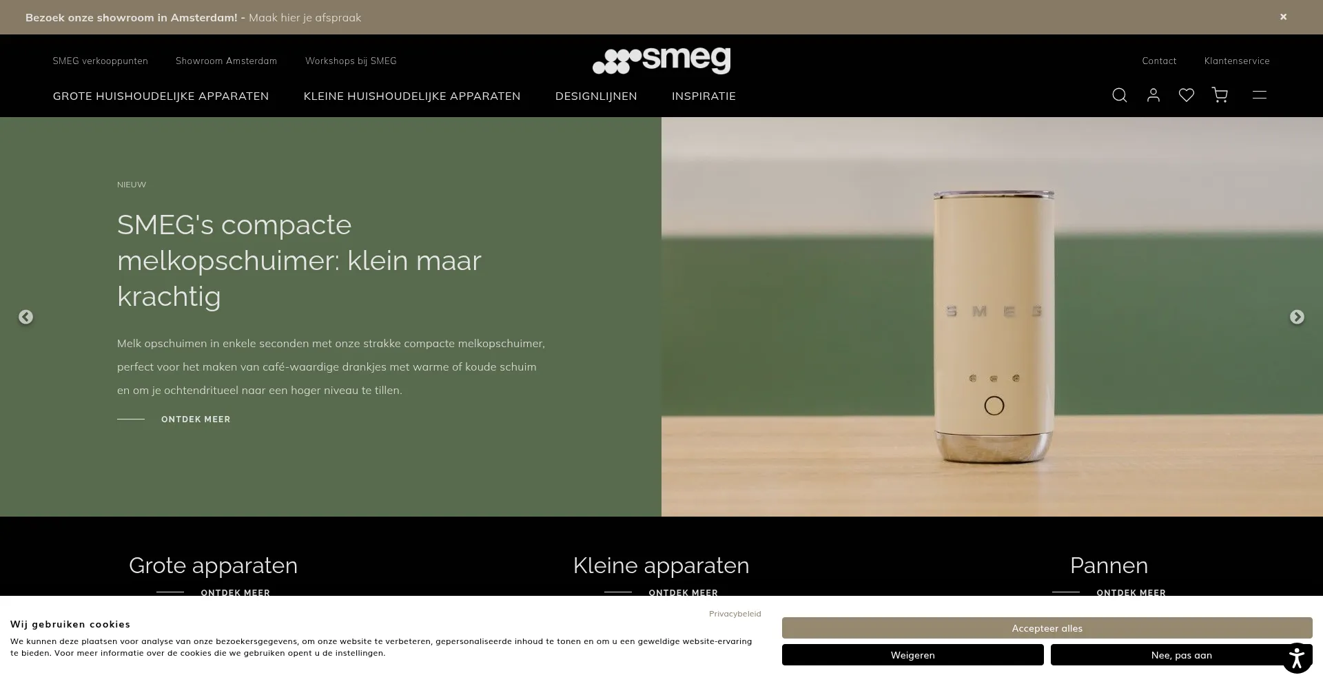 Smeg.nl Screenshot