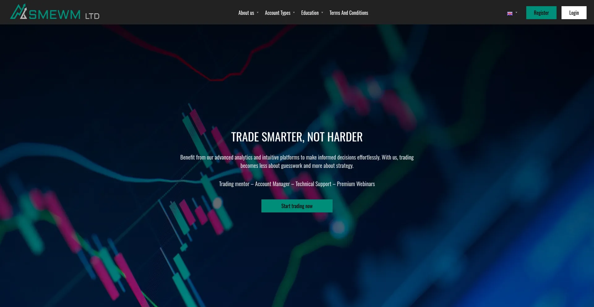 Website screenshot of Smewmltd.com