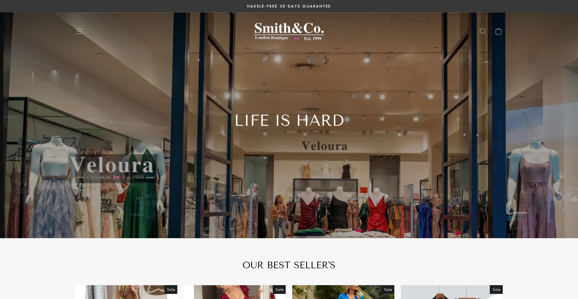 Website screenshot of Smithandco-london.com