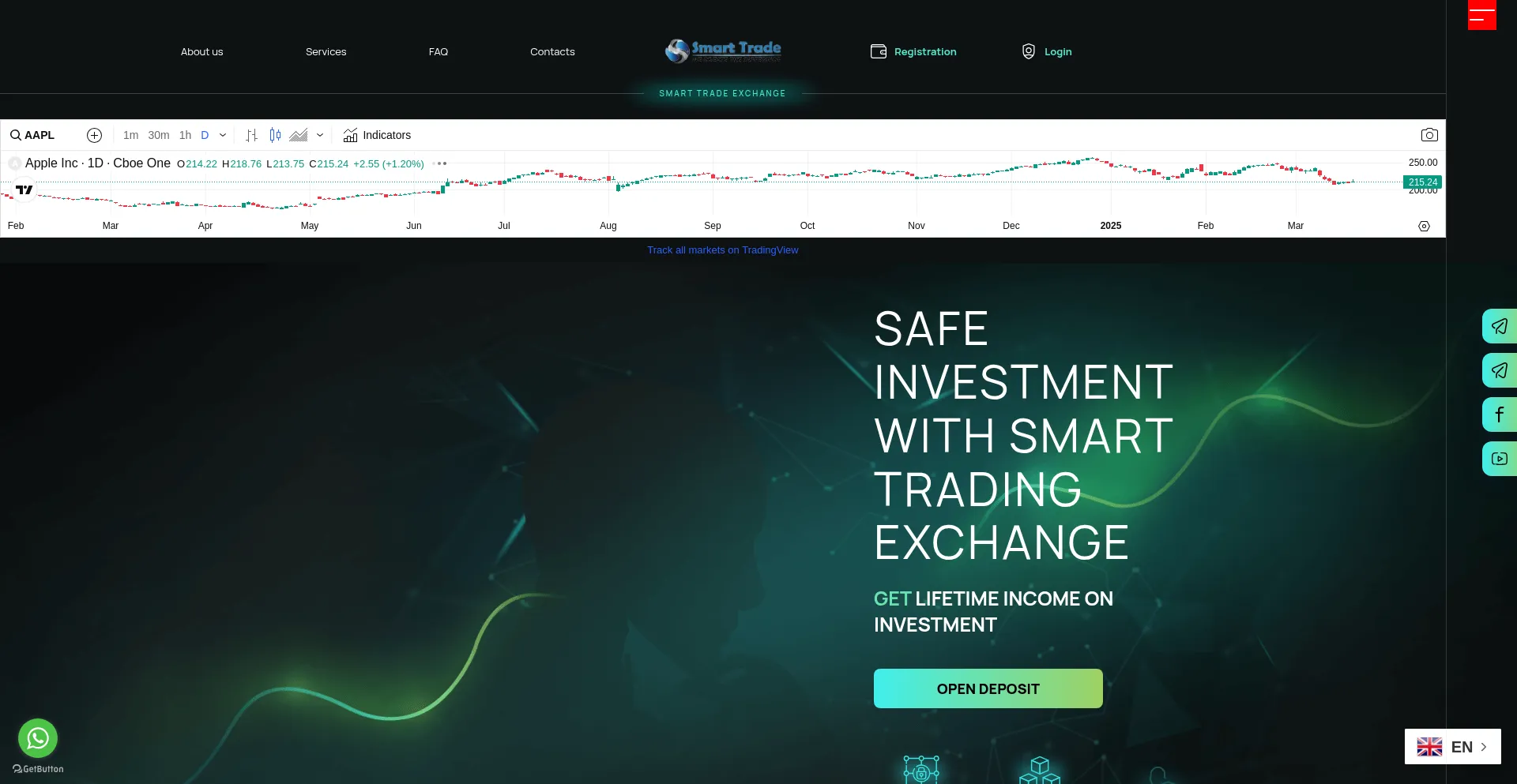 Website screenshot of Smtr.org