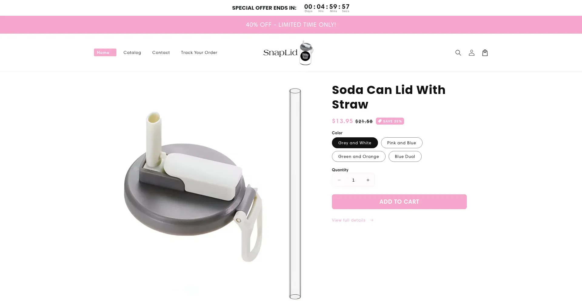 Website screenshot of Snaplidofficial.com