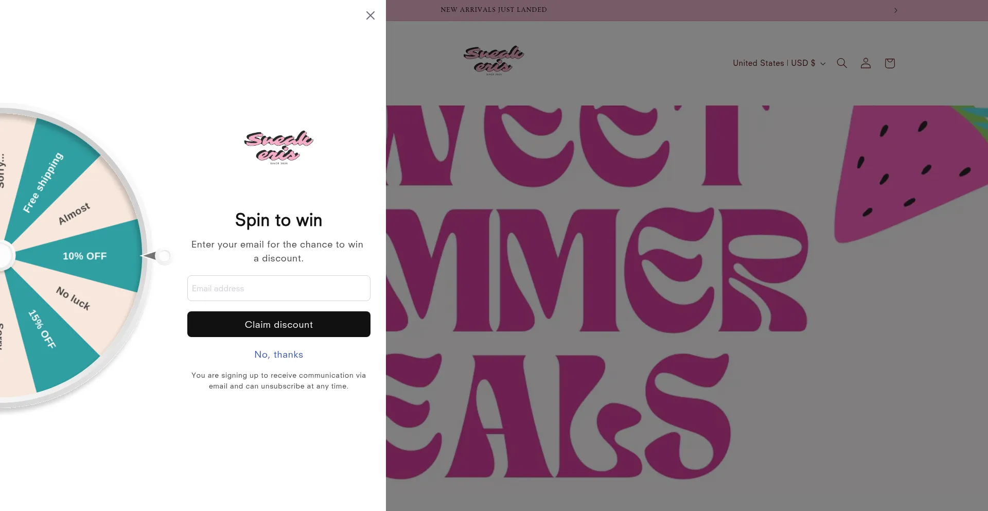 Website screenshot of Sneakeriss.com