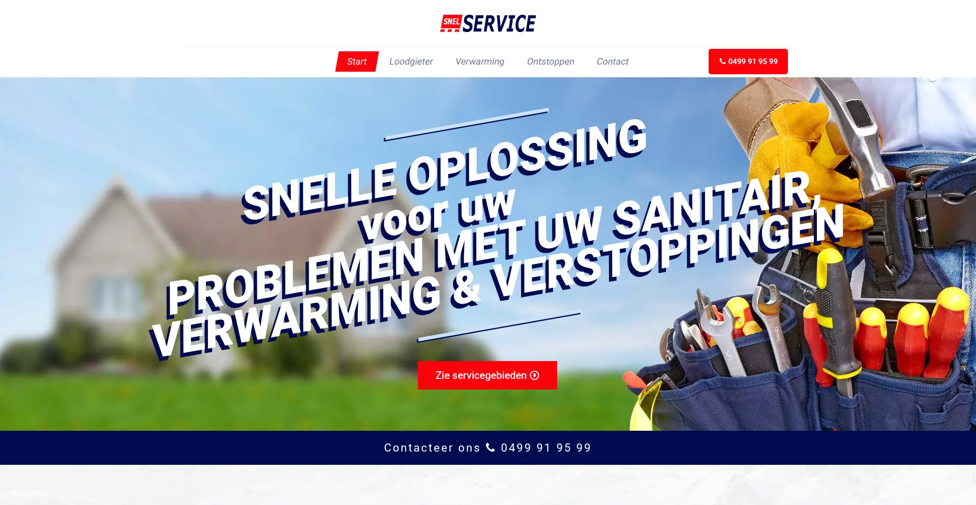 Snel-service.be Screenshot