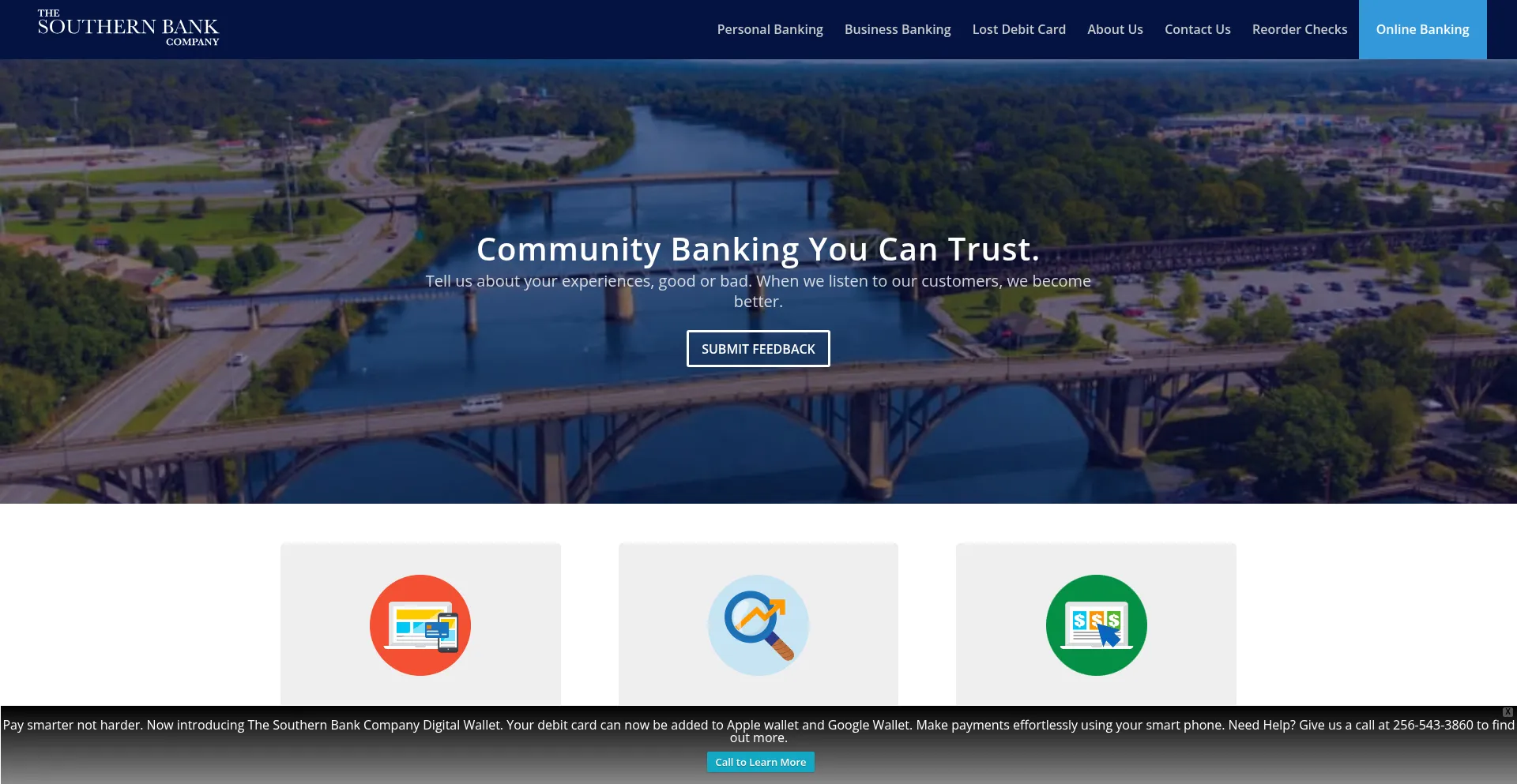 Website screenshot of Sobanco.com