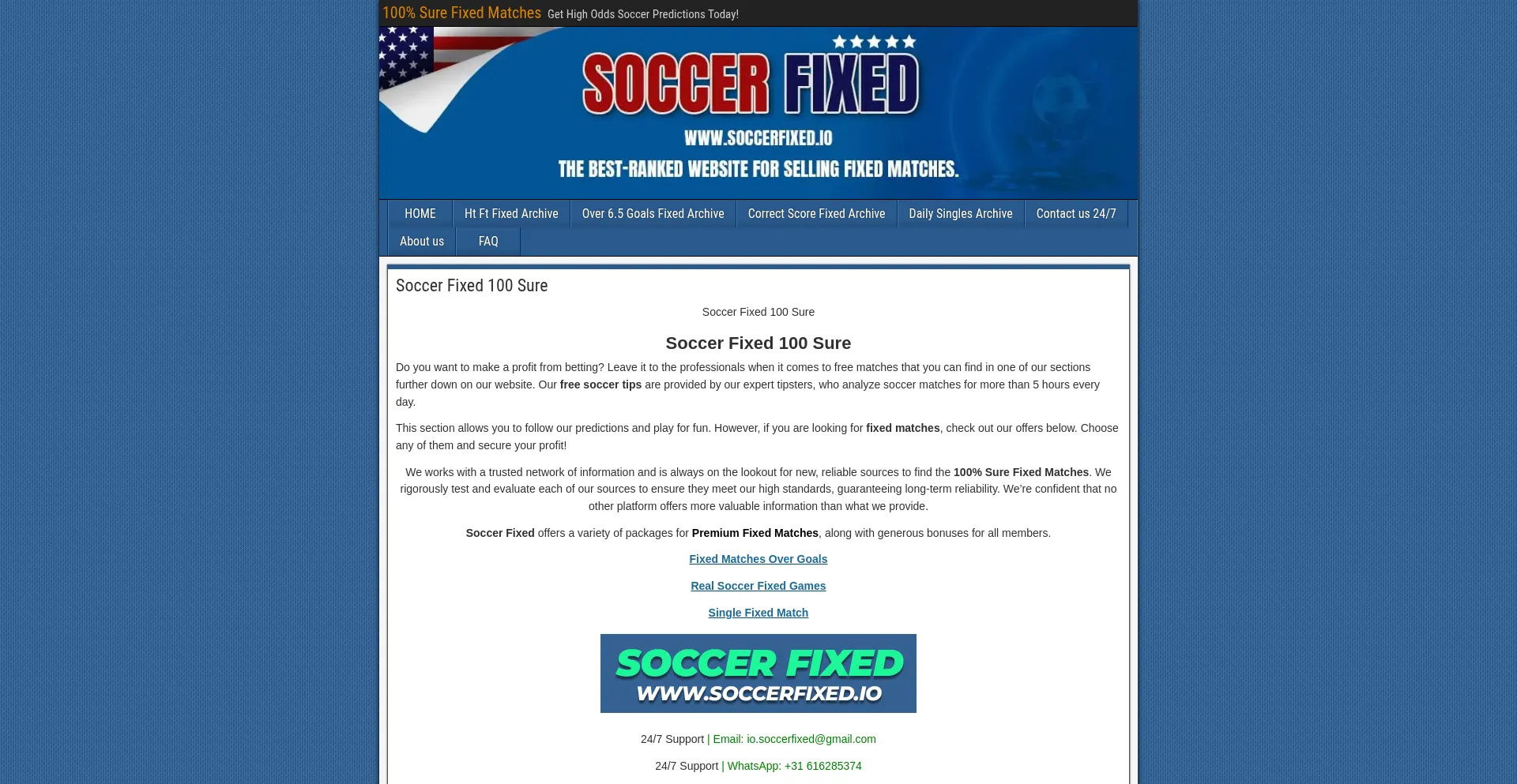 Is Soccerfixed.io Safe?