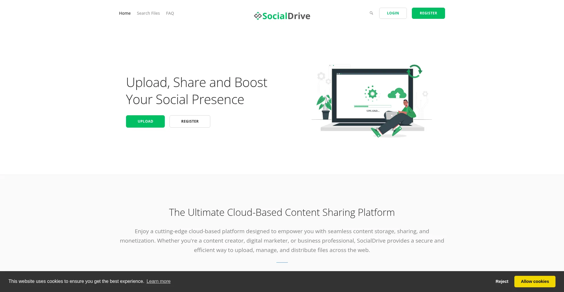 Socialdrive.io Screenshot