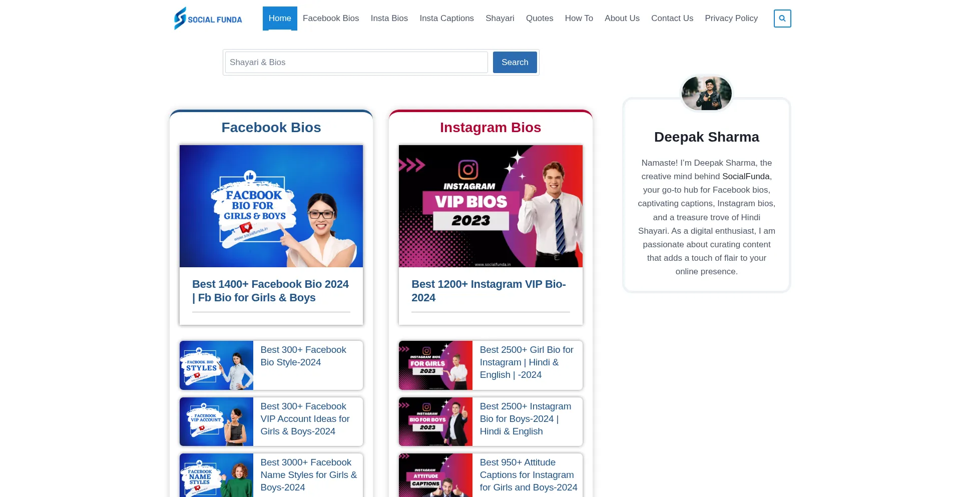 Socialfunda.net Screenshot
