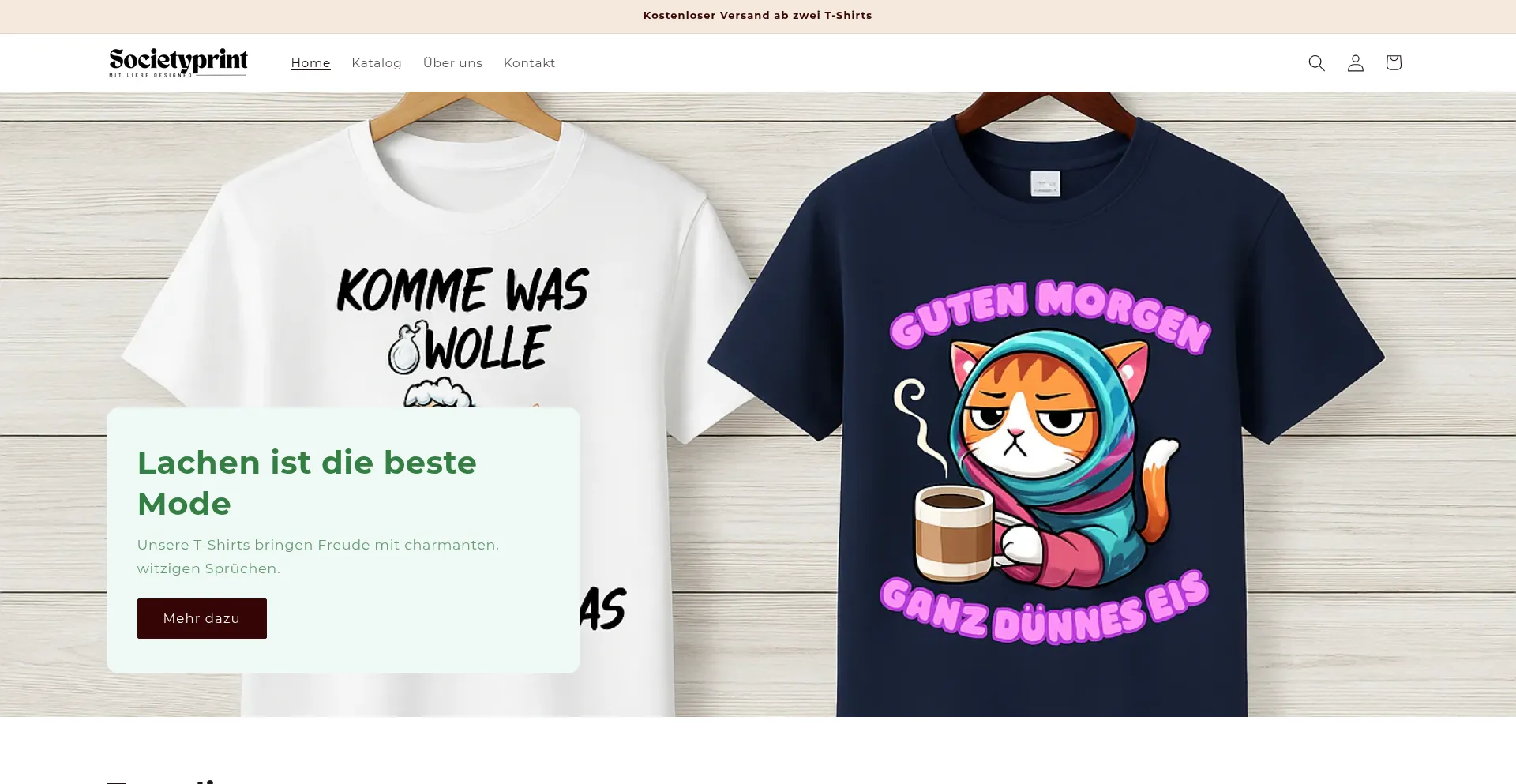 Website screenshot of Societyprint.de